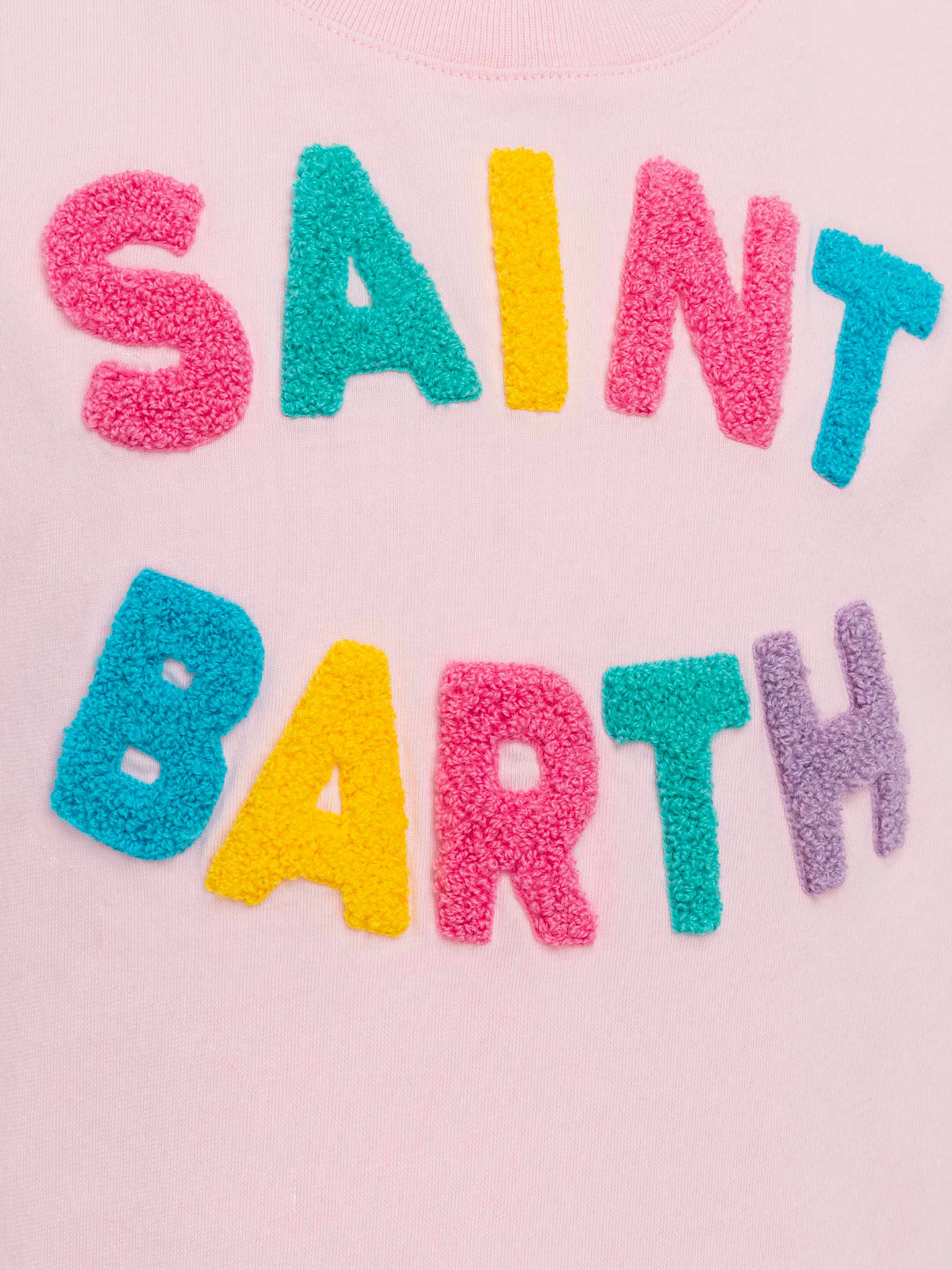 Abito Abbey in cotone con frange e patch in spugna - Image 3