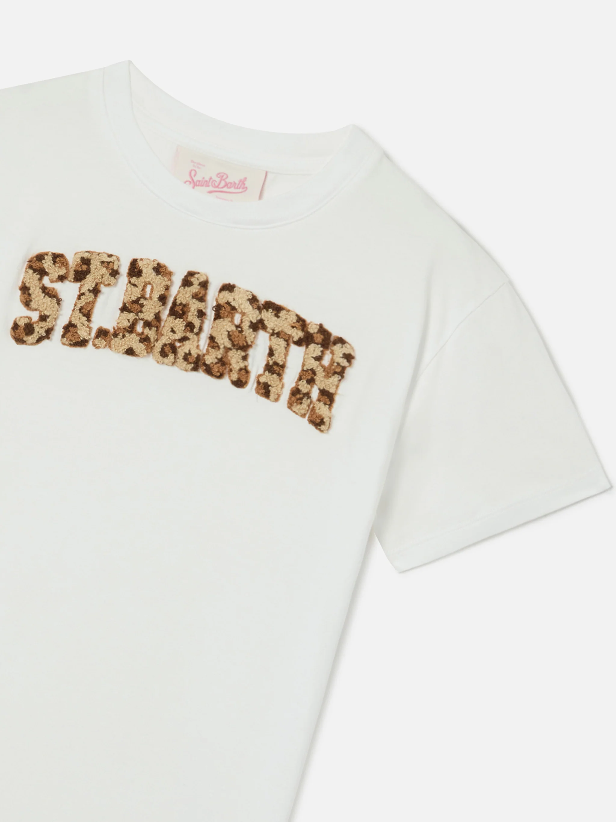 Abito Abbey in cotone organico con logo leopardato effetto spugna - Image 2