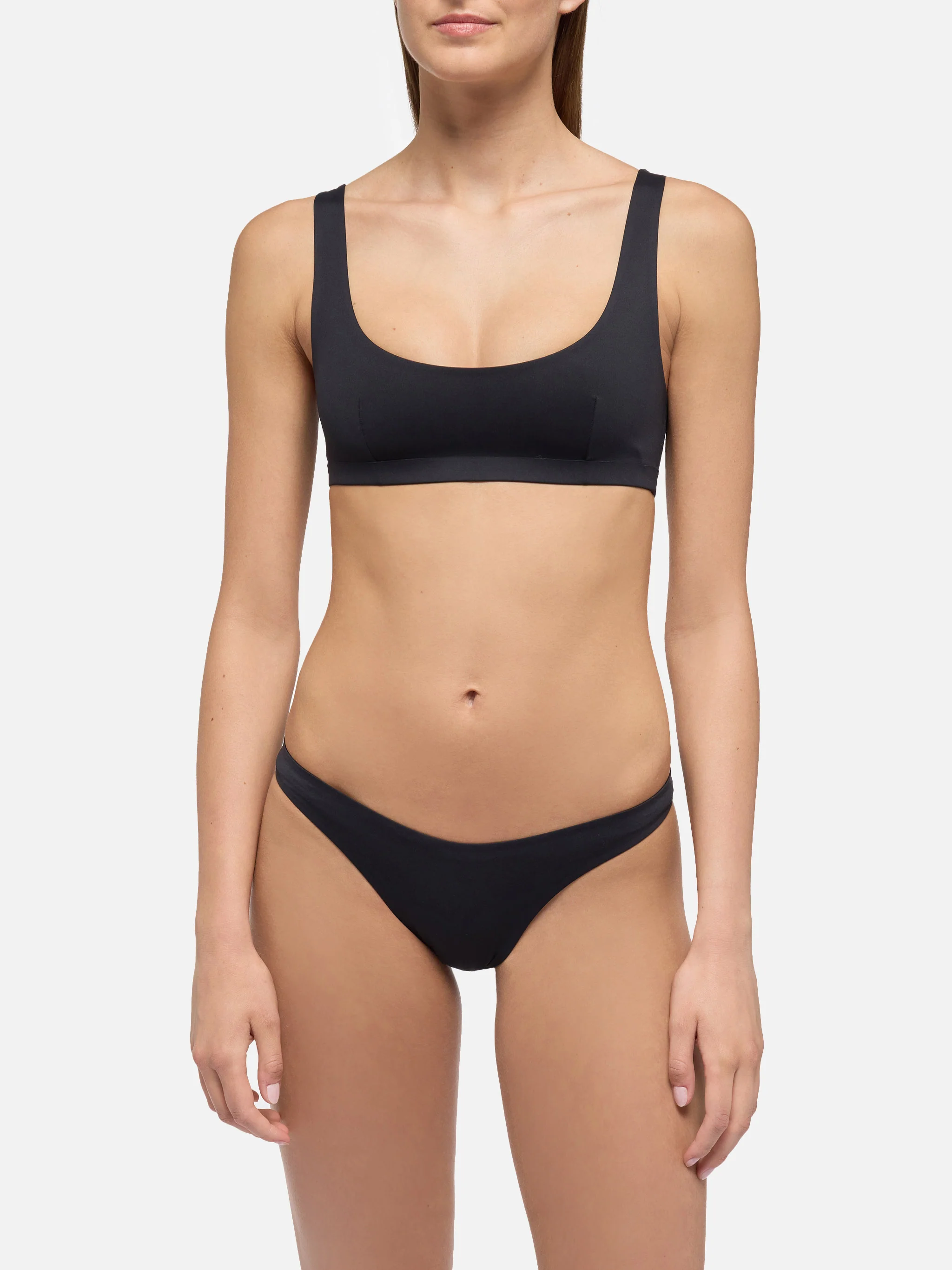 Bikini a bralette Minerva Afrodite nero termosaldato - Image 2
