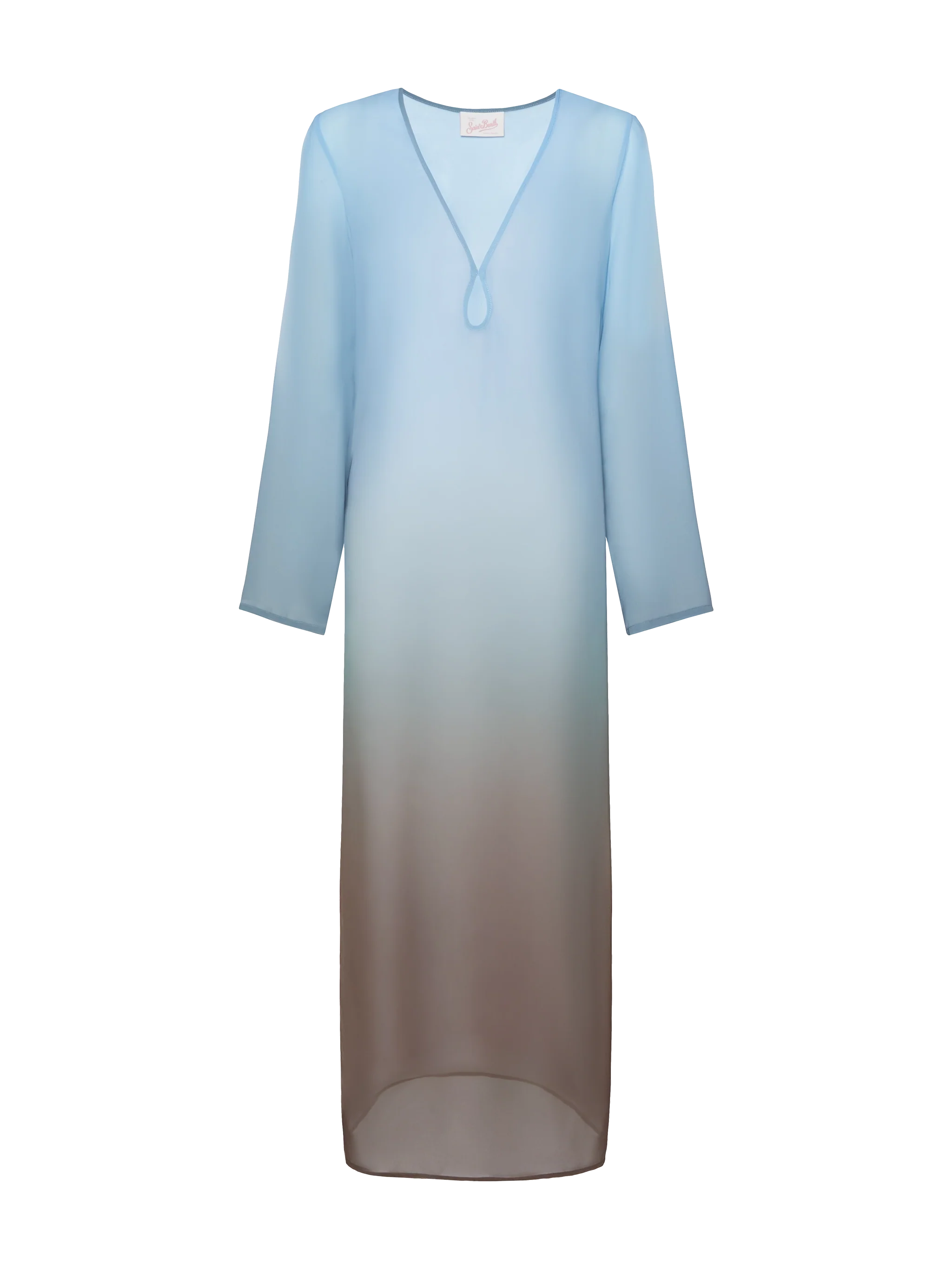 Abito maxi in georgette Agatha - Image 4