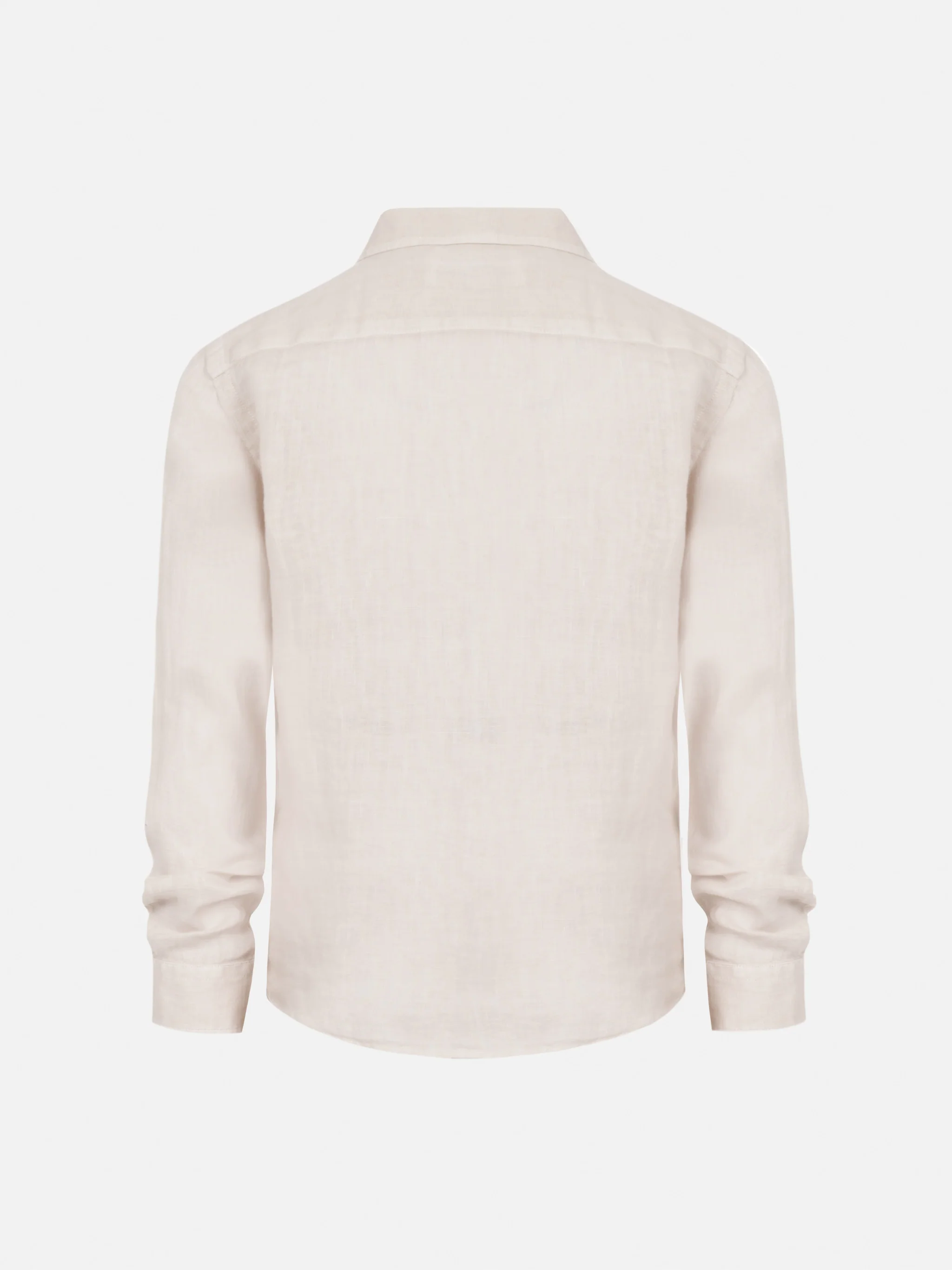 Camicia Agnes in lino bianco panna - Image 2