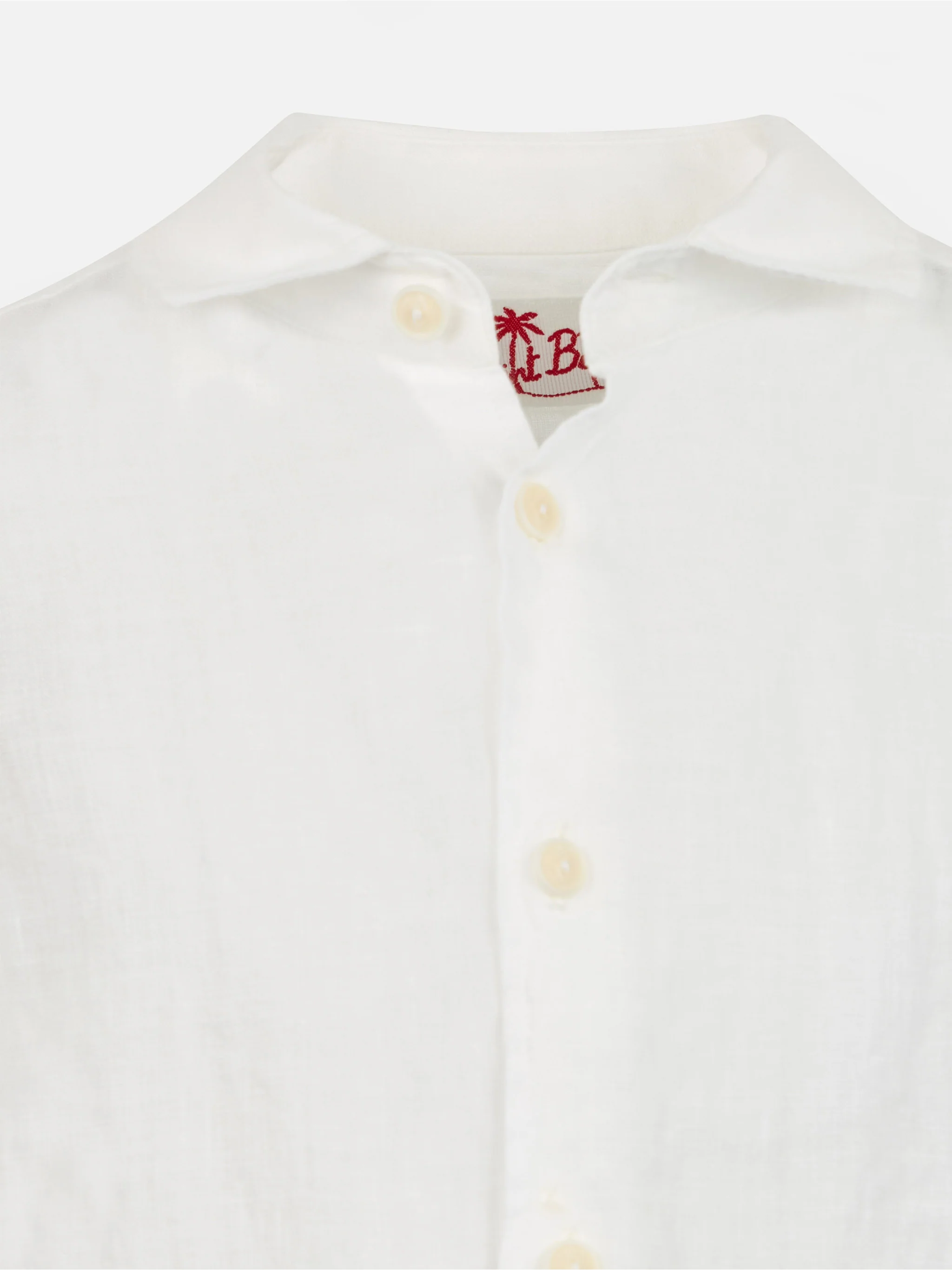 Camicia Agnes in lino bianco - Image 2