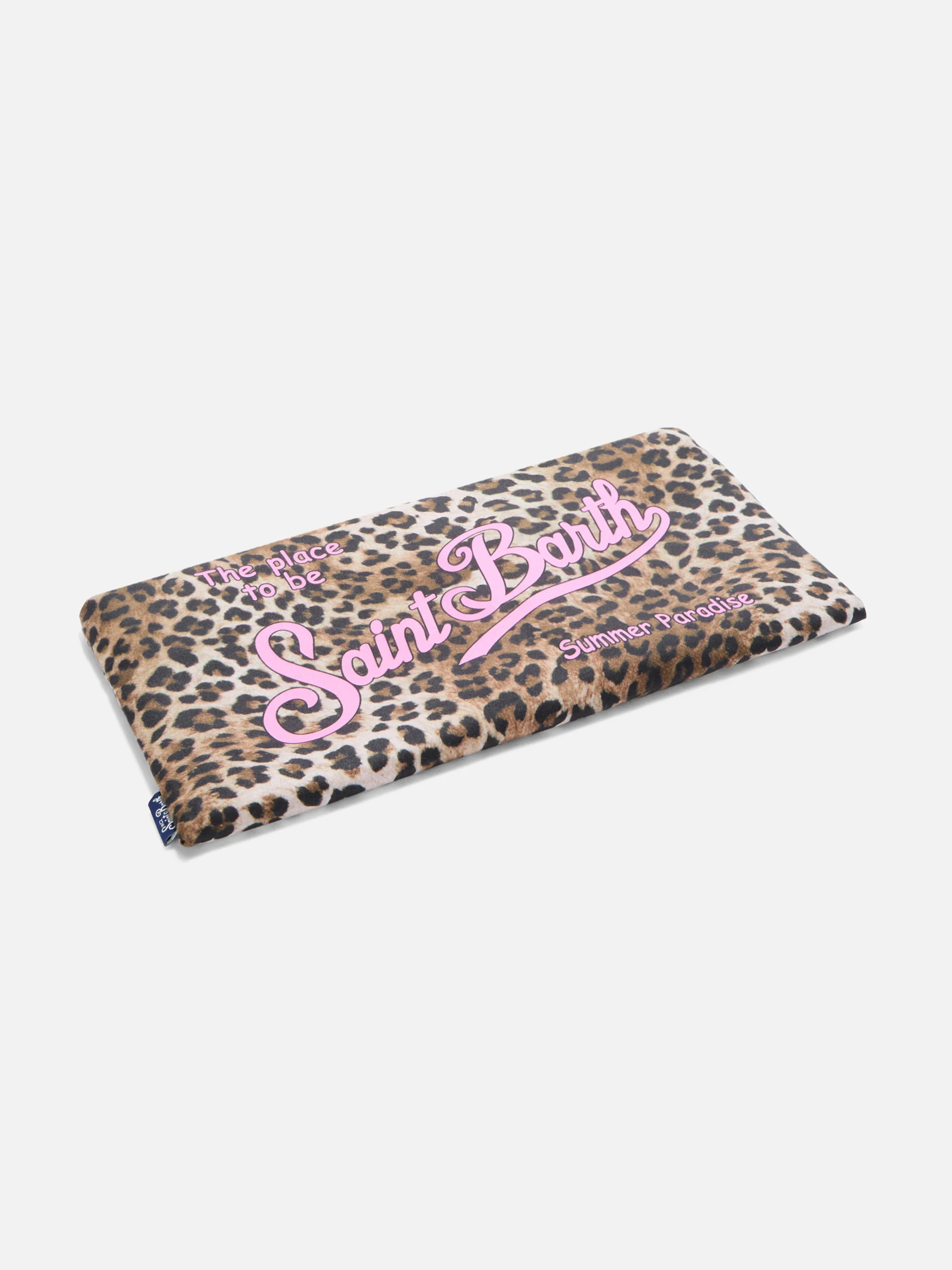 Telo mare Aidan con stampa leopardata e logo - Image 3