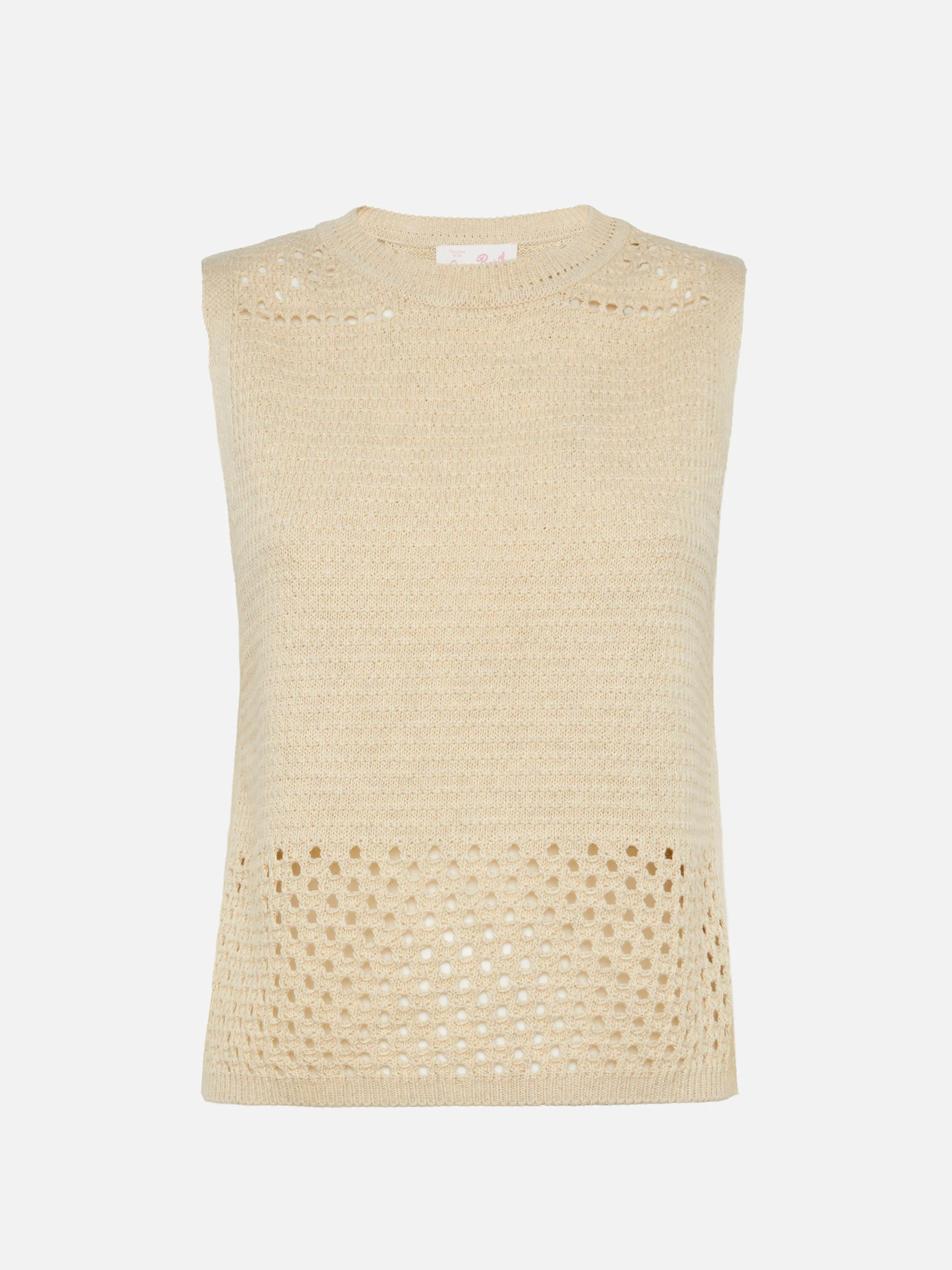 Top crochet beige Aire - Image 4
