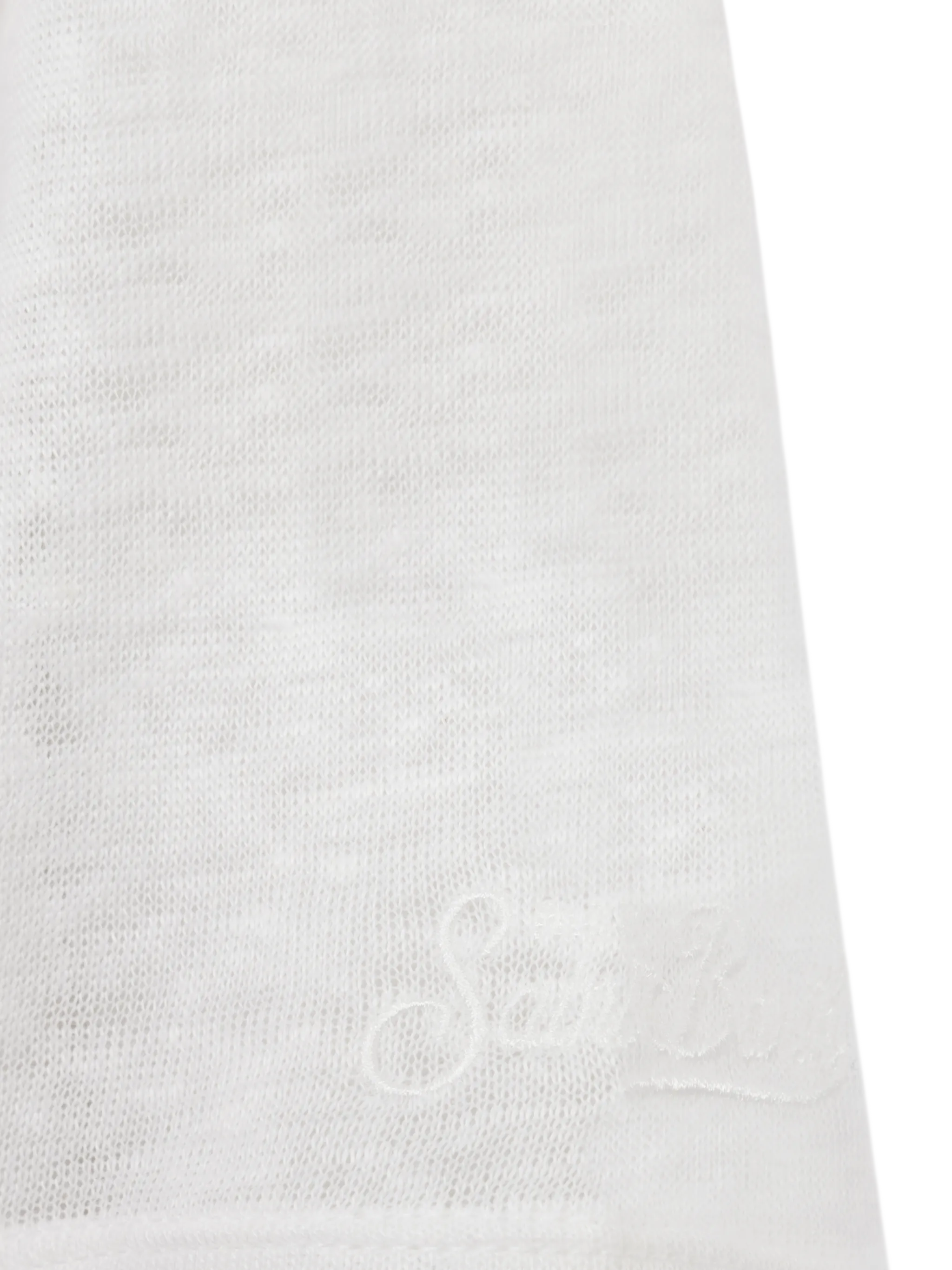 T-shirt Alex in jersey lino bianco - Image 3