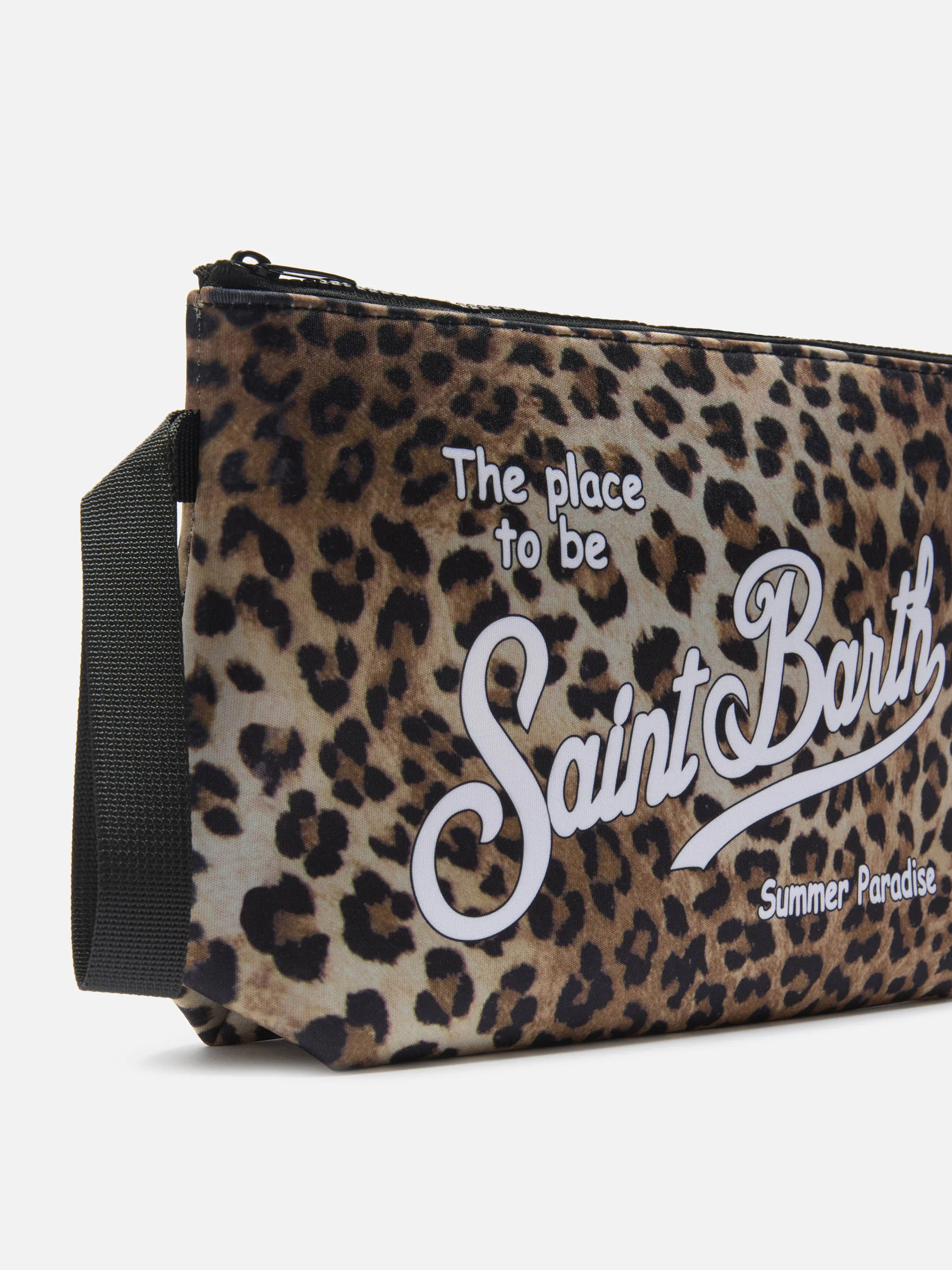 Pochette Aline in scuba con stampa leopardata - Image 2