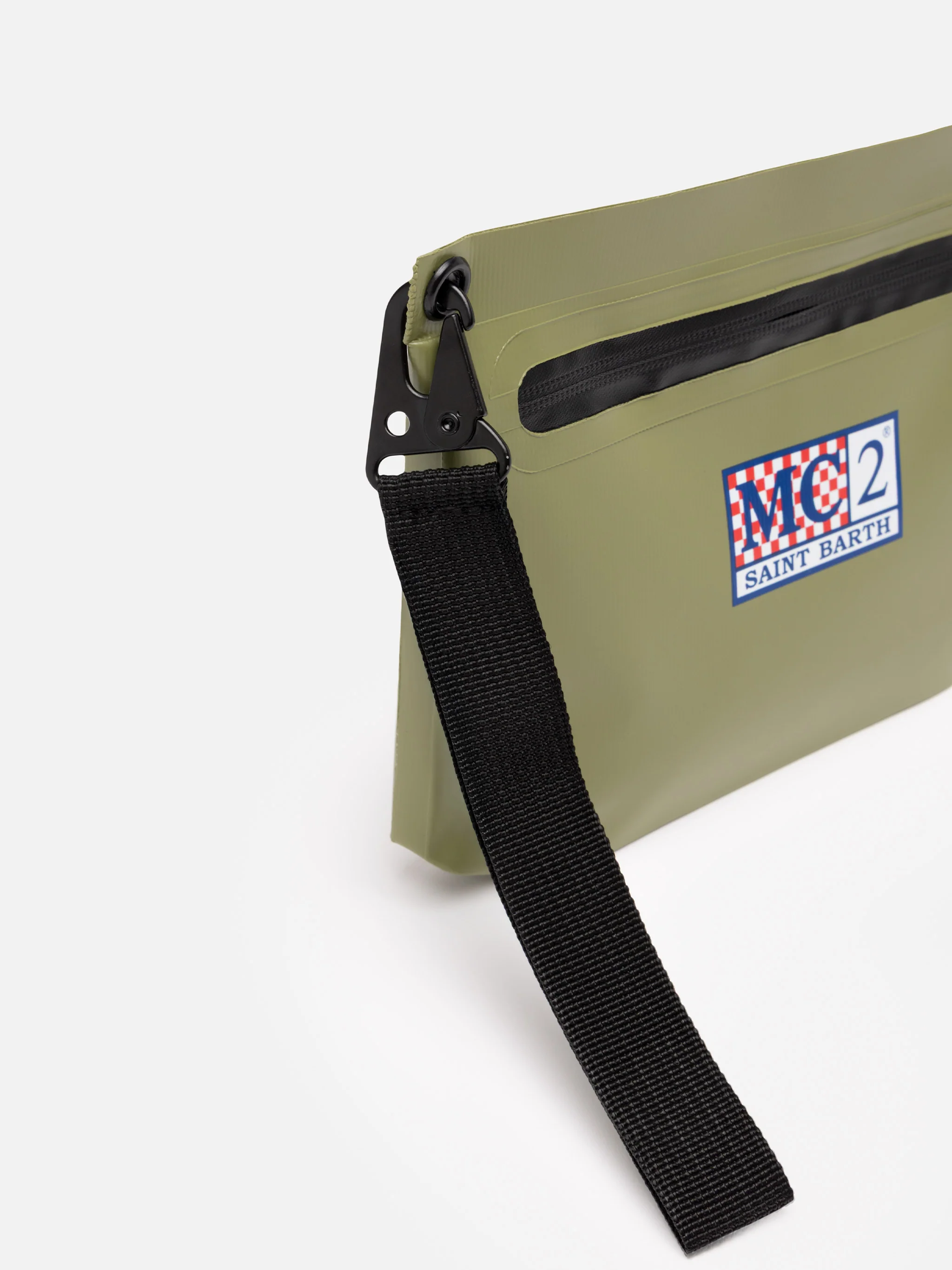 Pochette Aline verde militare water-resistant - Image 3