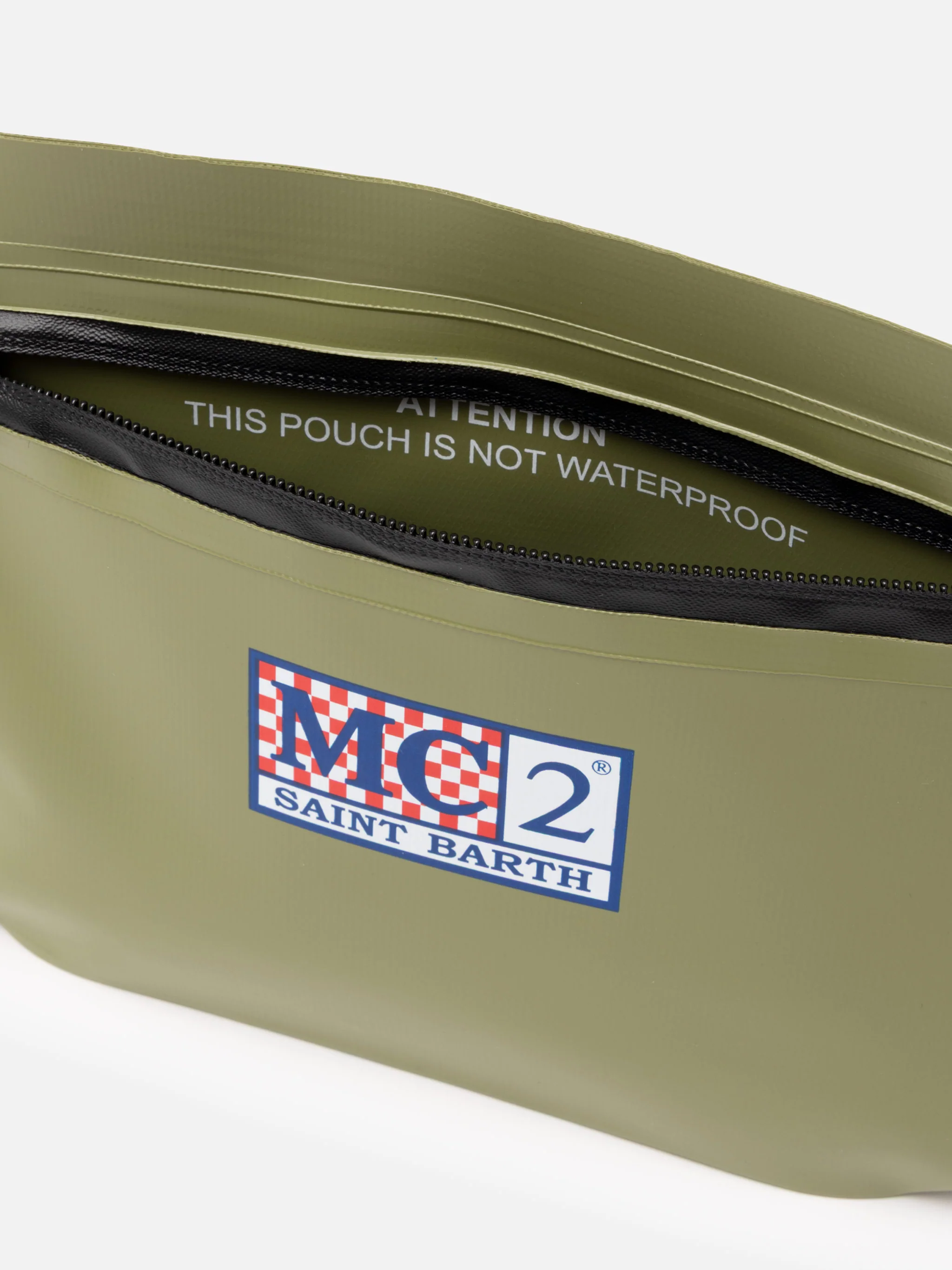 Pochette Aline verde militare water-resistant - Image 4