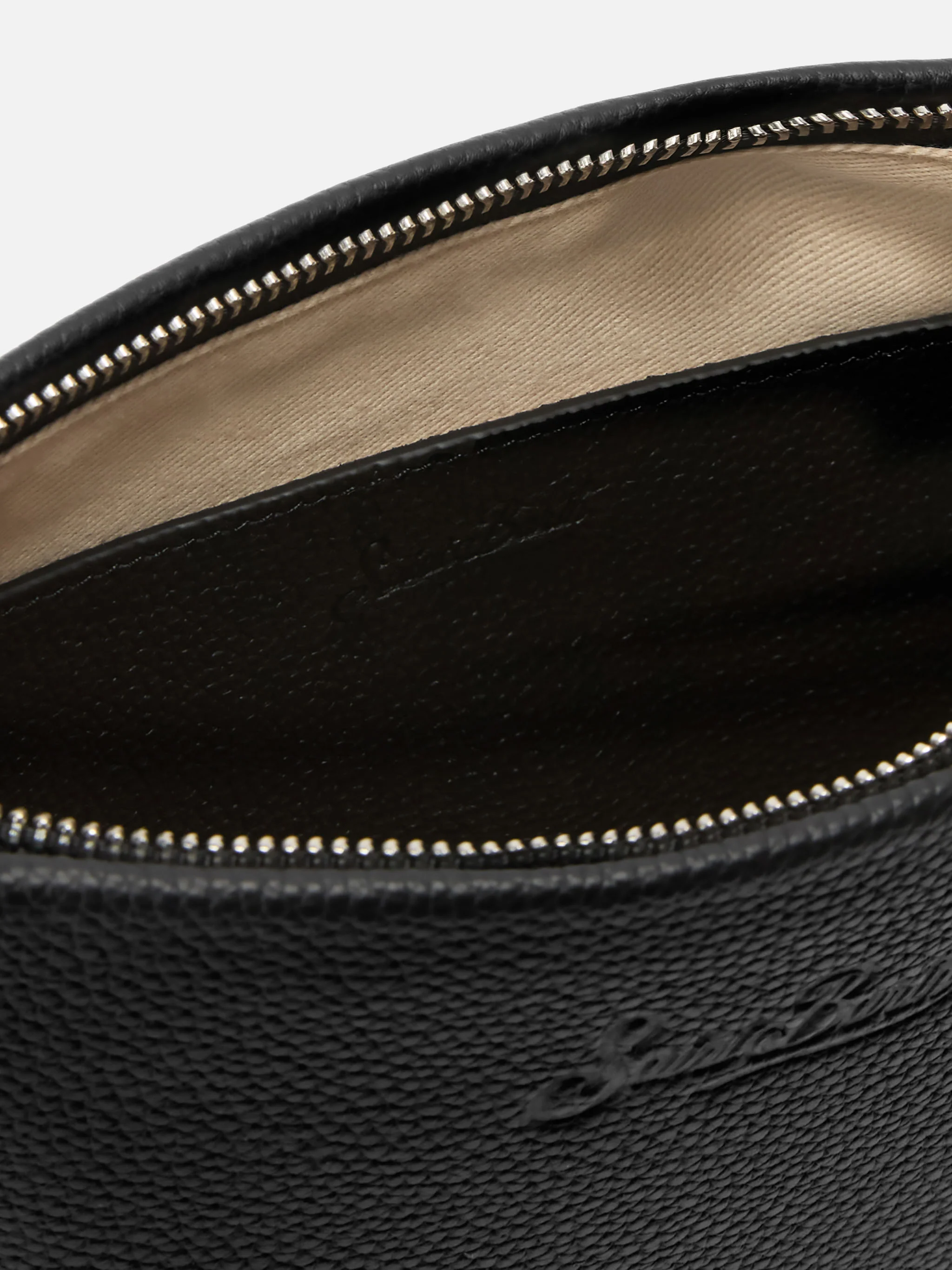 Pochette Aline Pouch in pelle nera - Image 5
