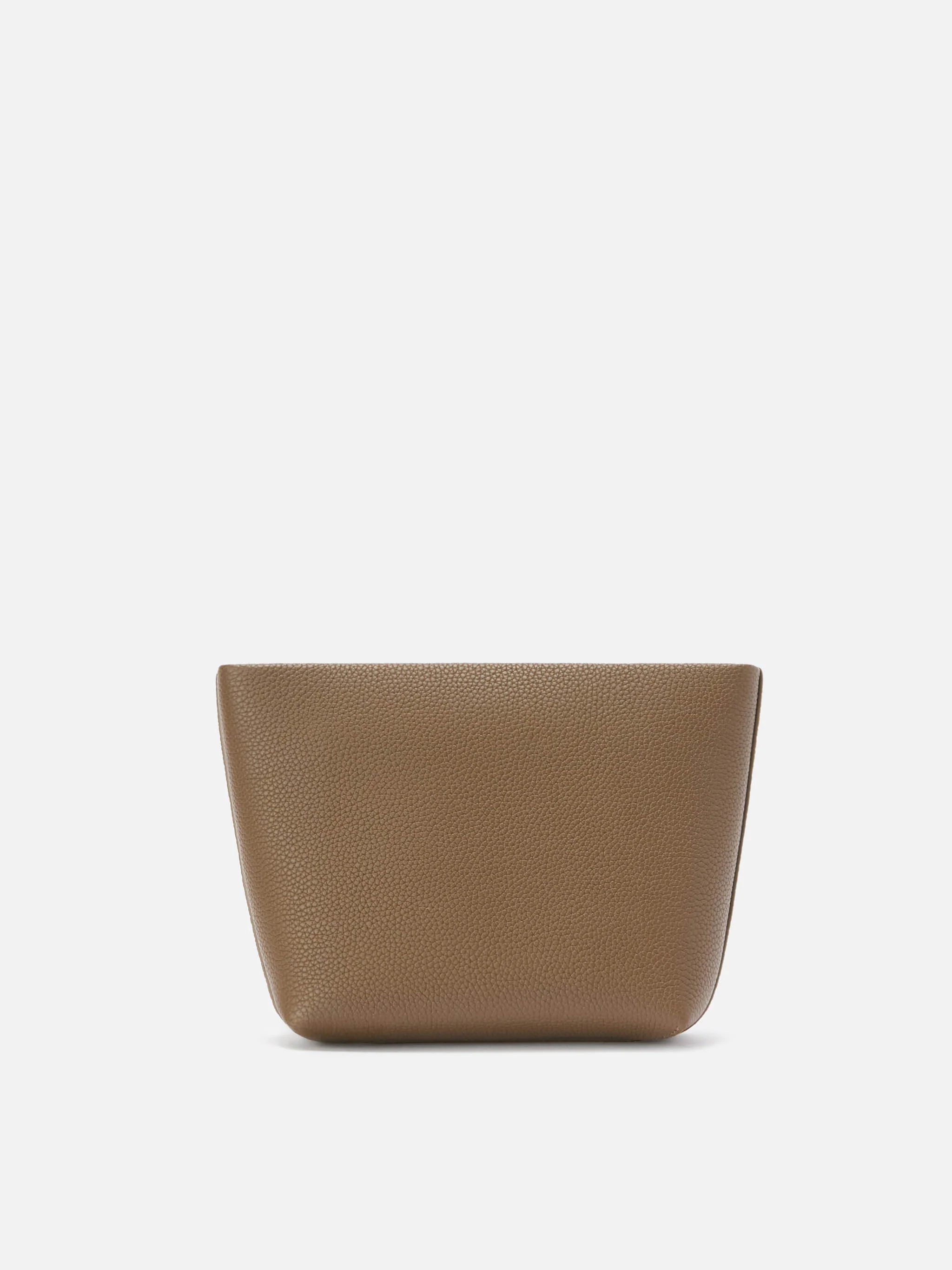 Pochette Aline Pouch in pelle marrone - Image 4