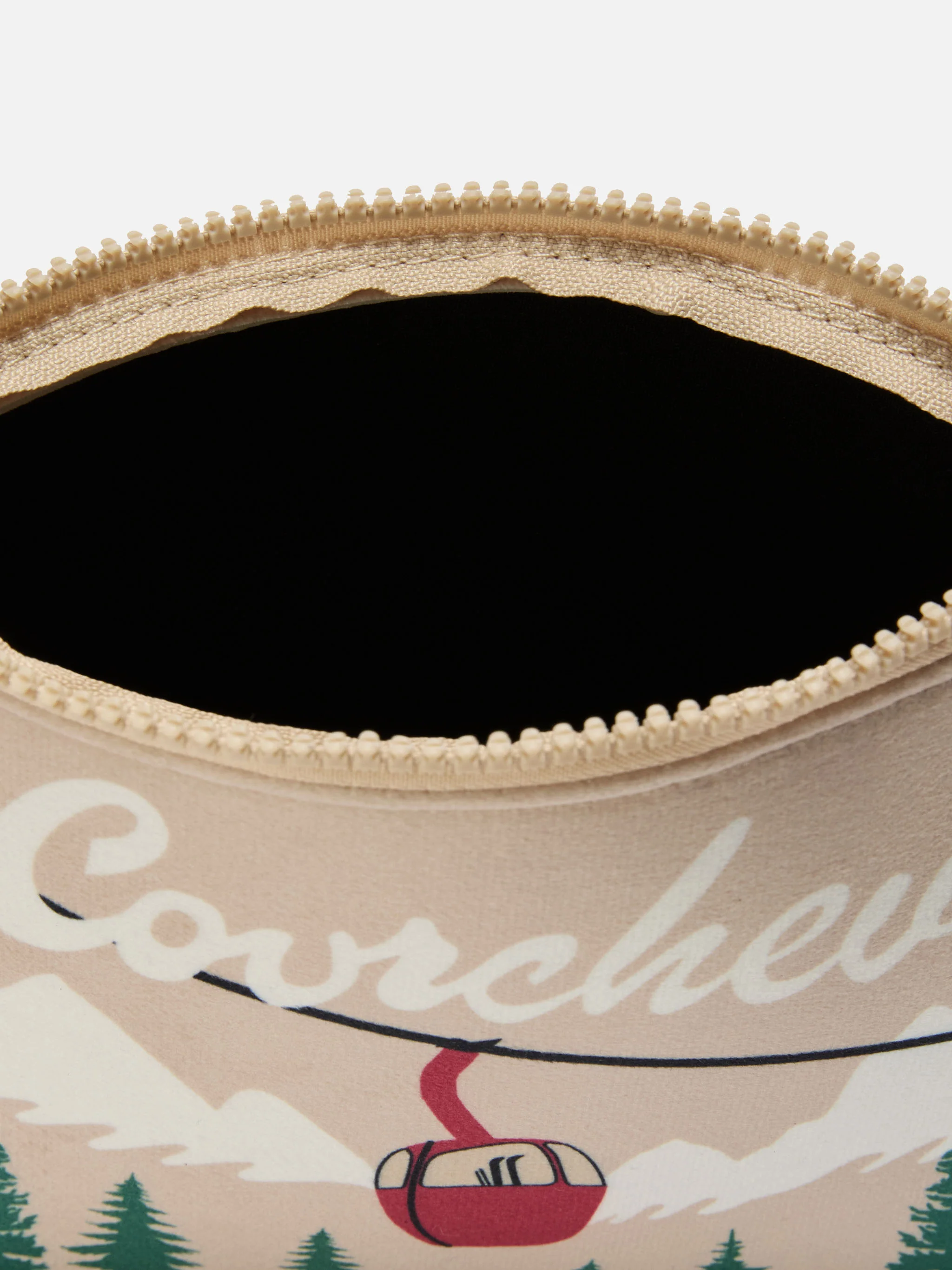 Pochette Aline effetto lana con stampa Courchevel - Image 4