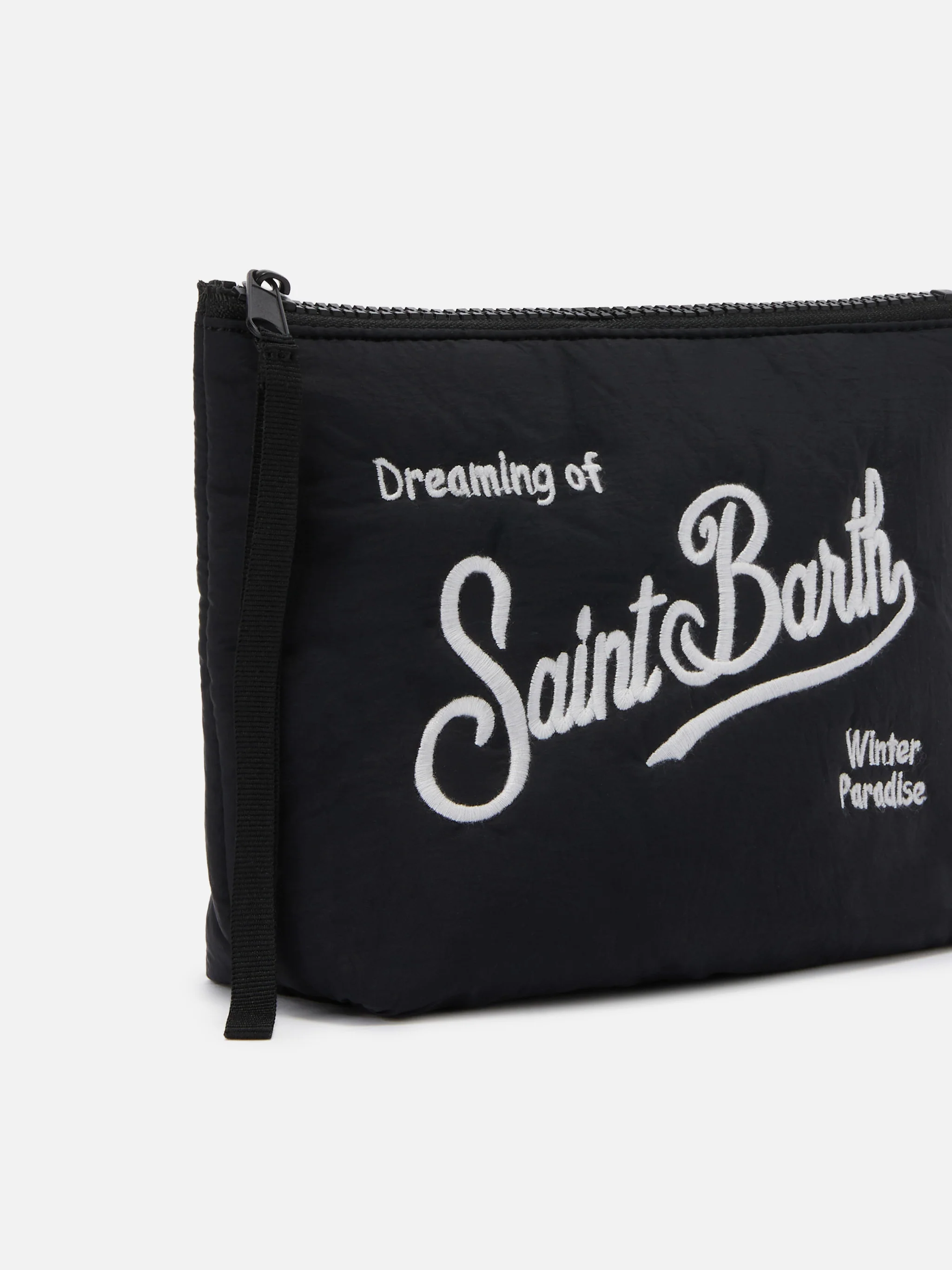 Pochette Aline Puffer in nylon imbottito nero - Image 2