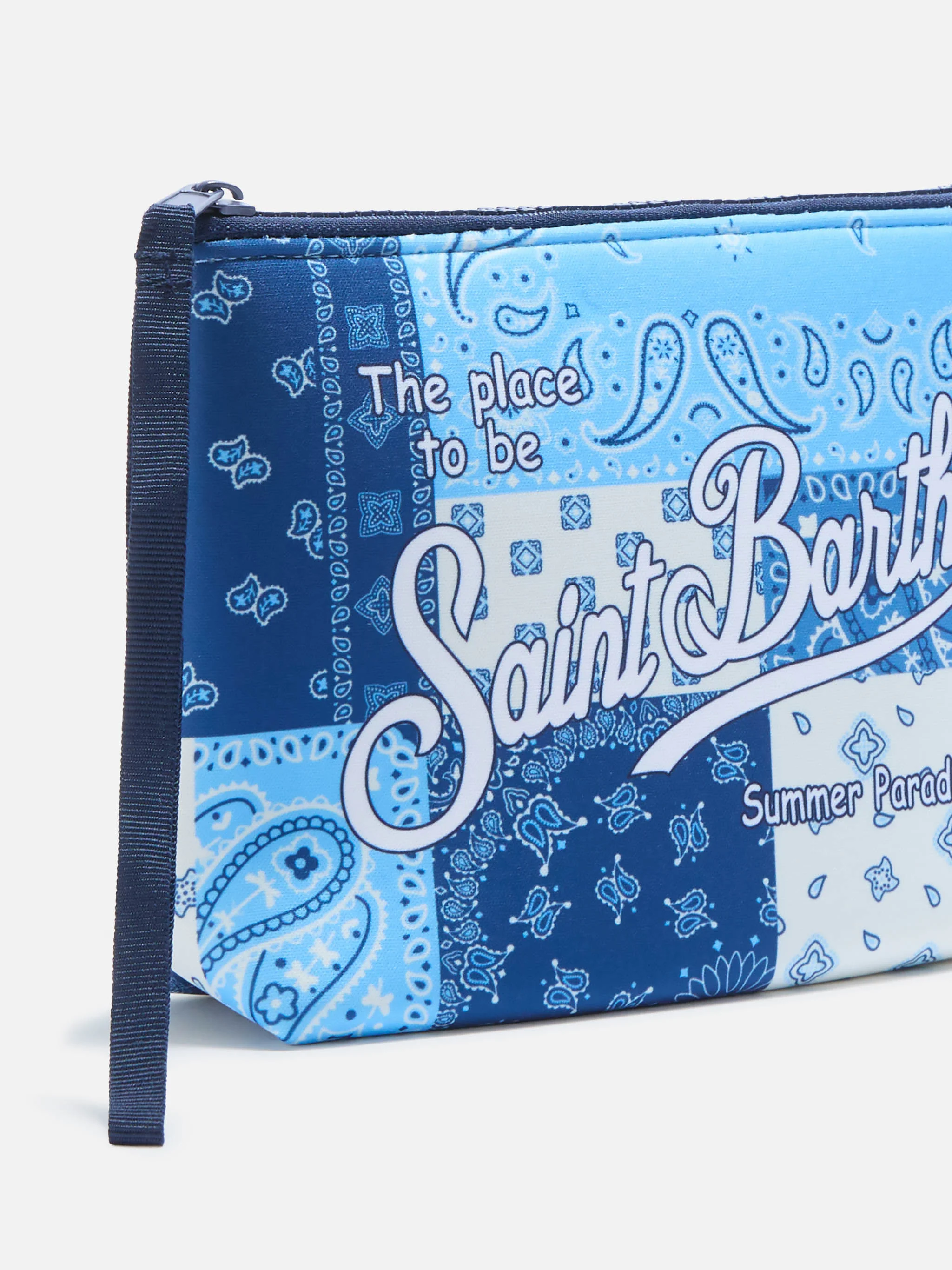 Pochette Aline in scuba con stampa Foulard Patch - Image 2