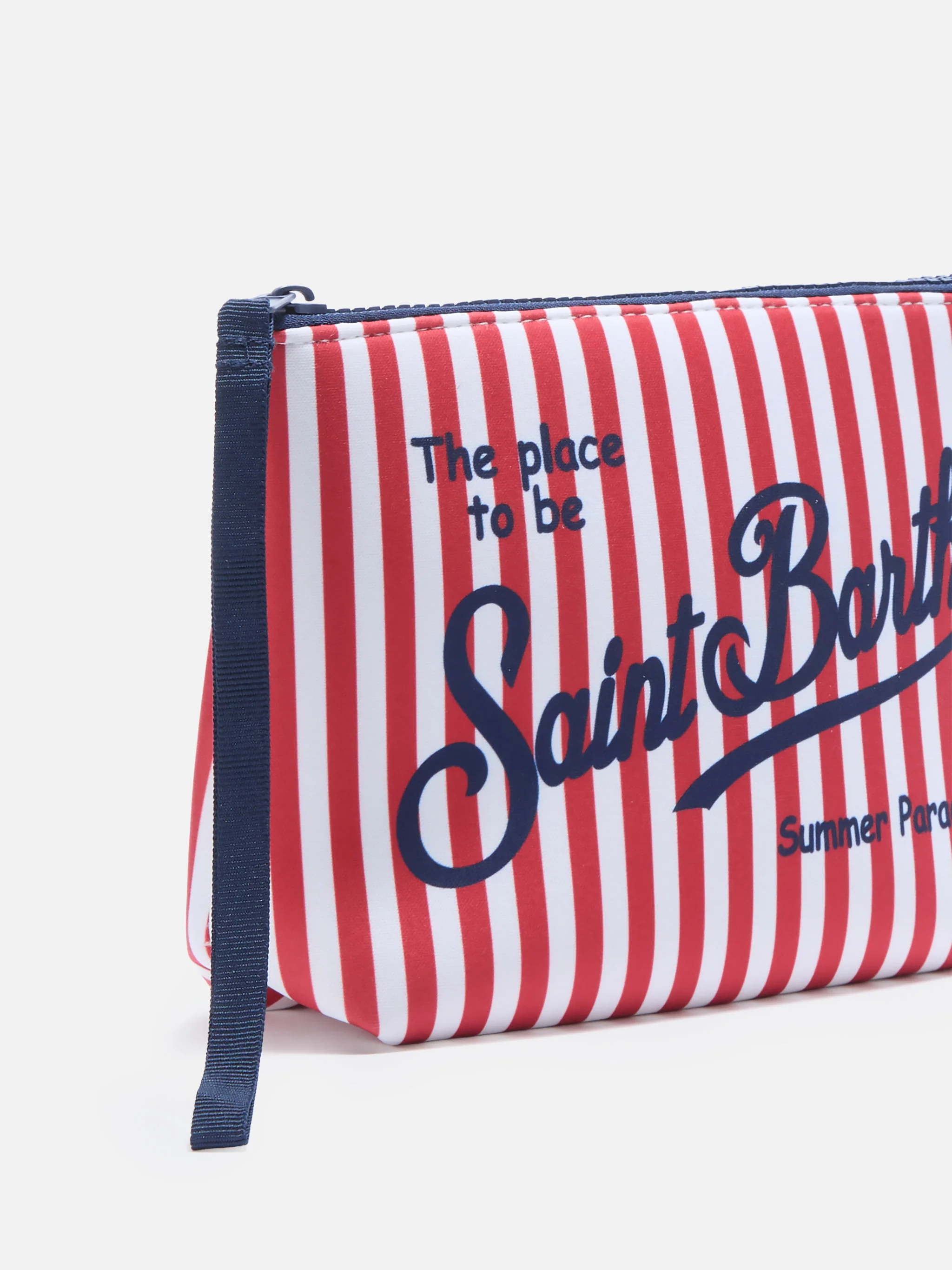 Pochette Aline in scuba a righe rosse - Image 2
