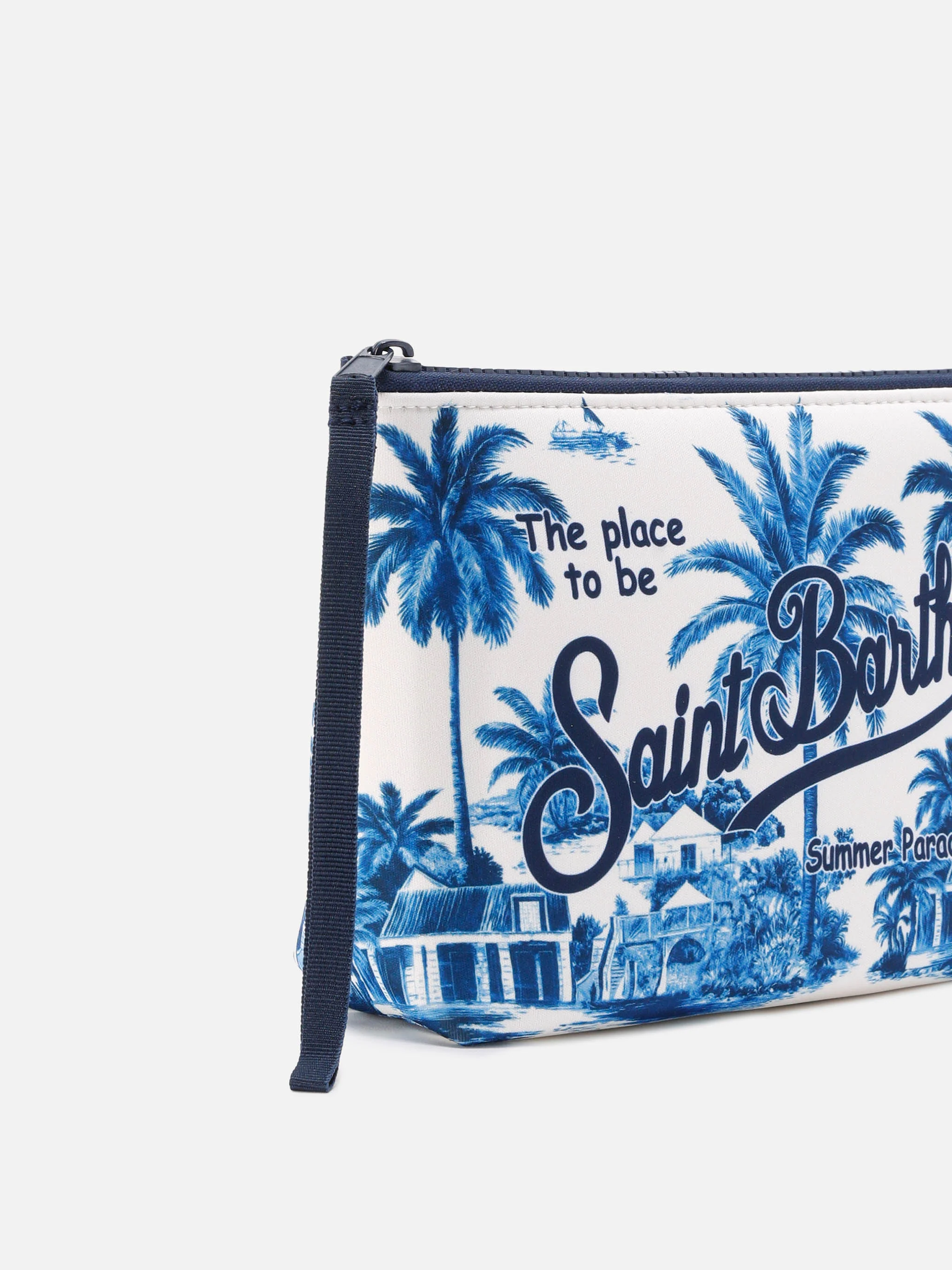 Pochette Aline in scuba con stampa Toile de Jouy | Special Edition - Image 2