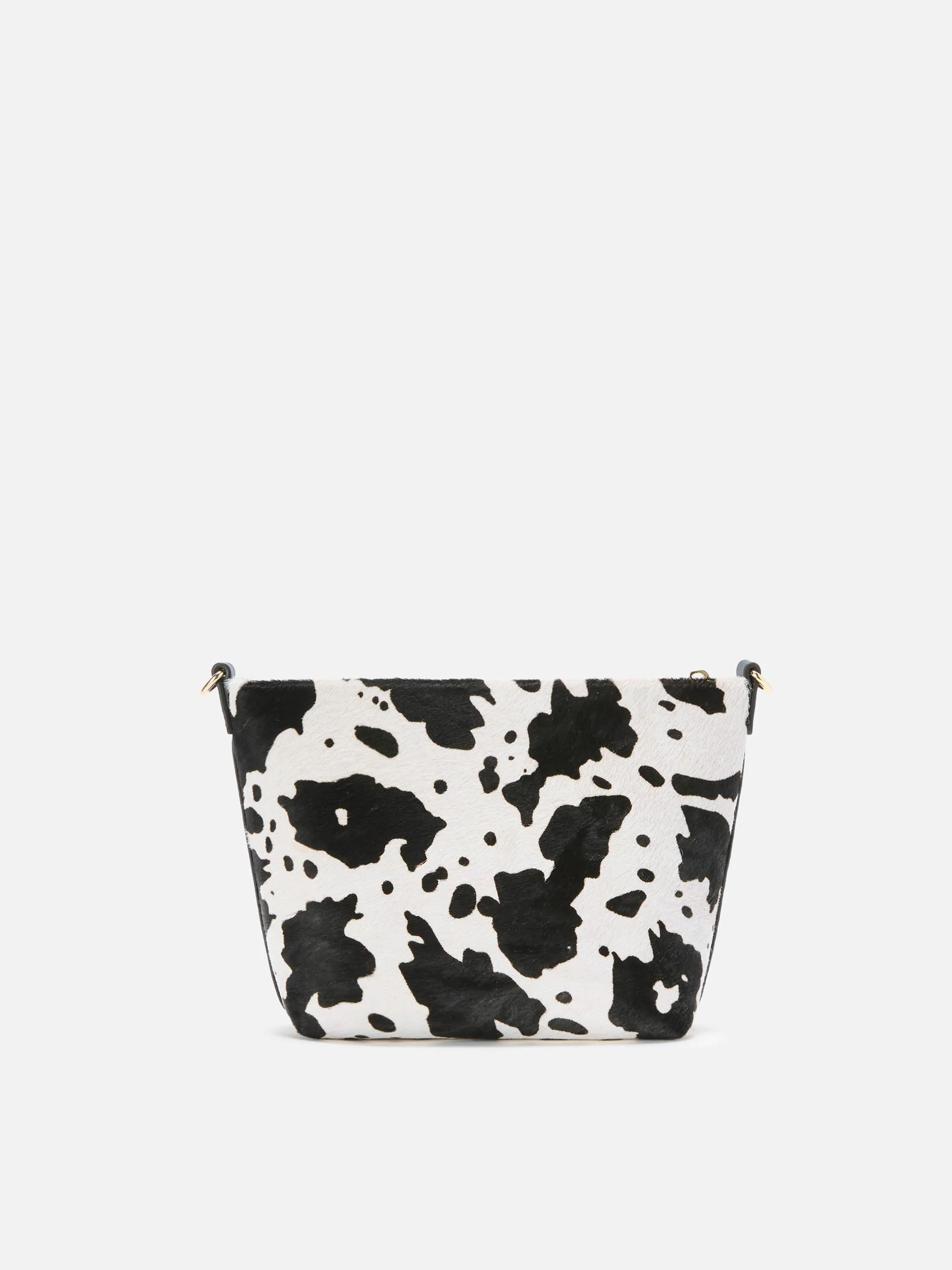 Borsa a spalla Aline Bag in pelle spazzolata e cavallino muccato - Image 4
