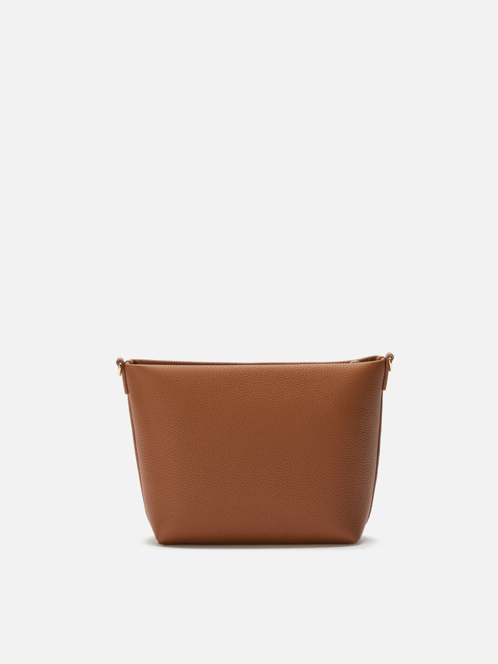Borsa a spalla Aline Bag in pelle martellata cuoio - Image 4