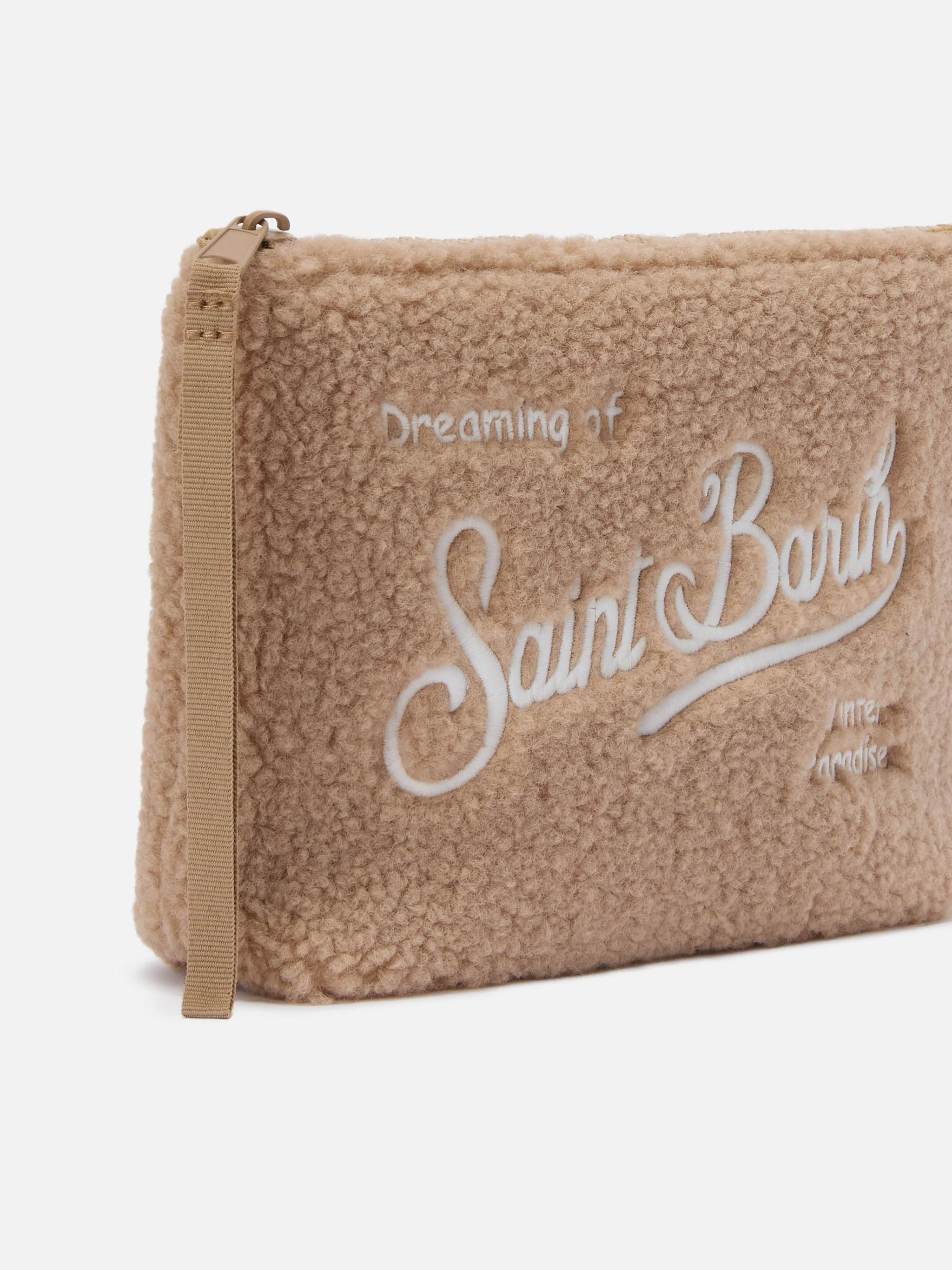 Pochette Aline Teddy in sherpa beige - Image 2