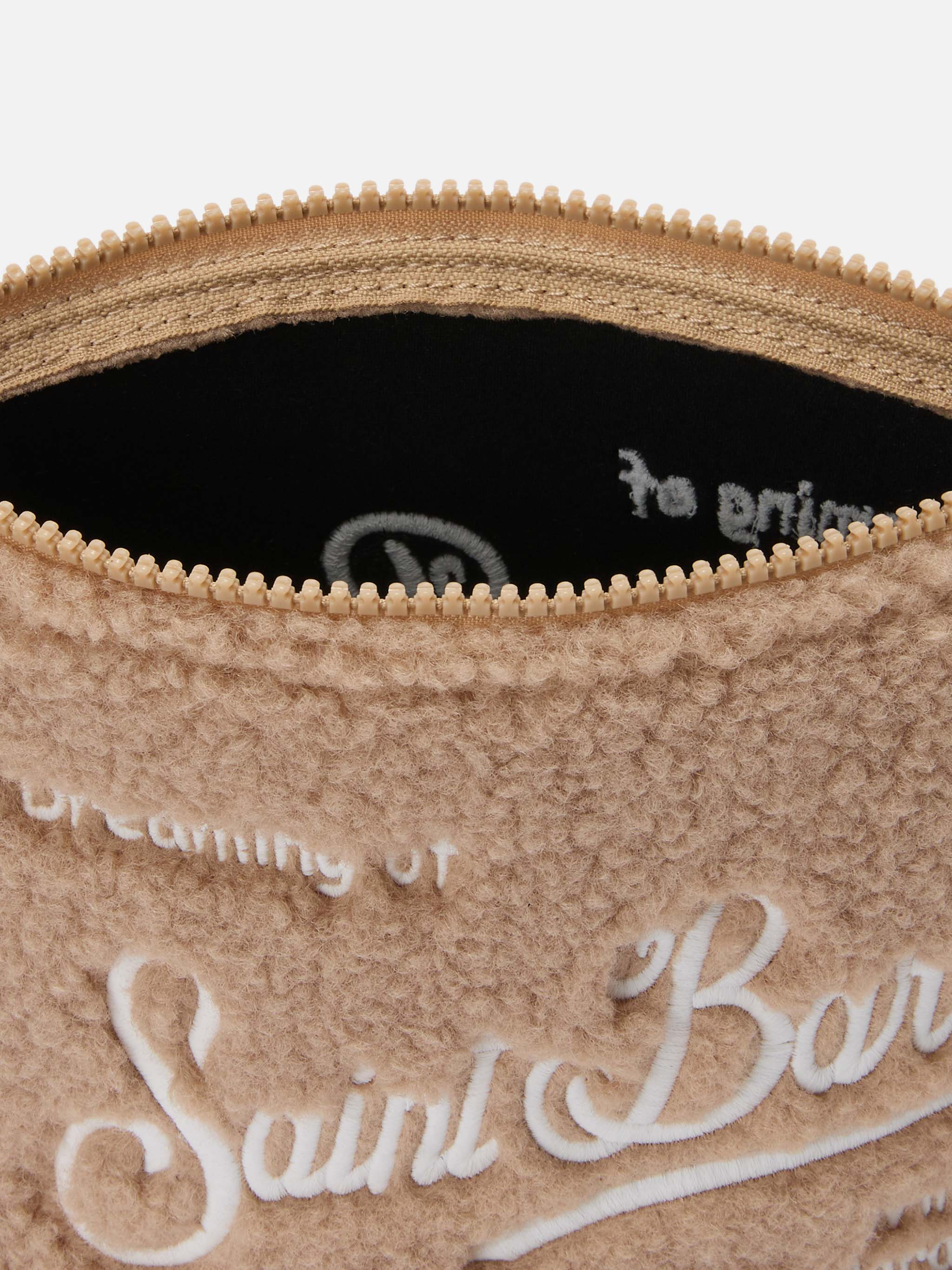 Pochette Aline Teddy in sherpa beige - Image 3