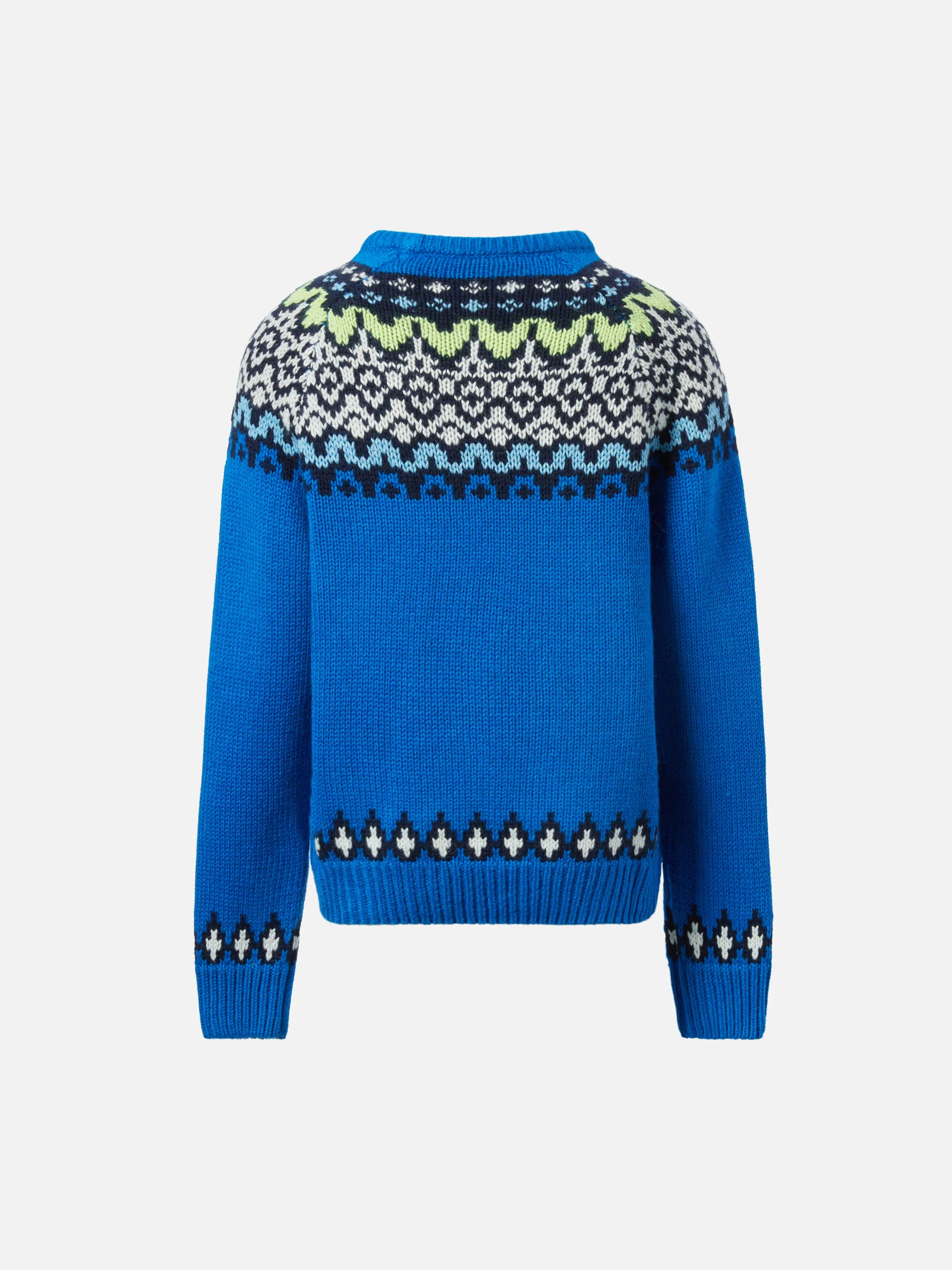 Maglione in alpaca Douglas con jacquard fair isle e St. Moritz - Image 3
