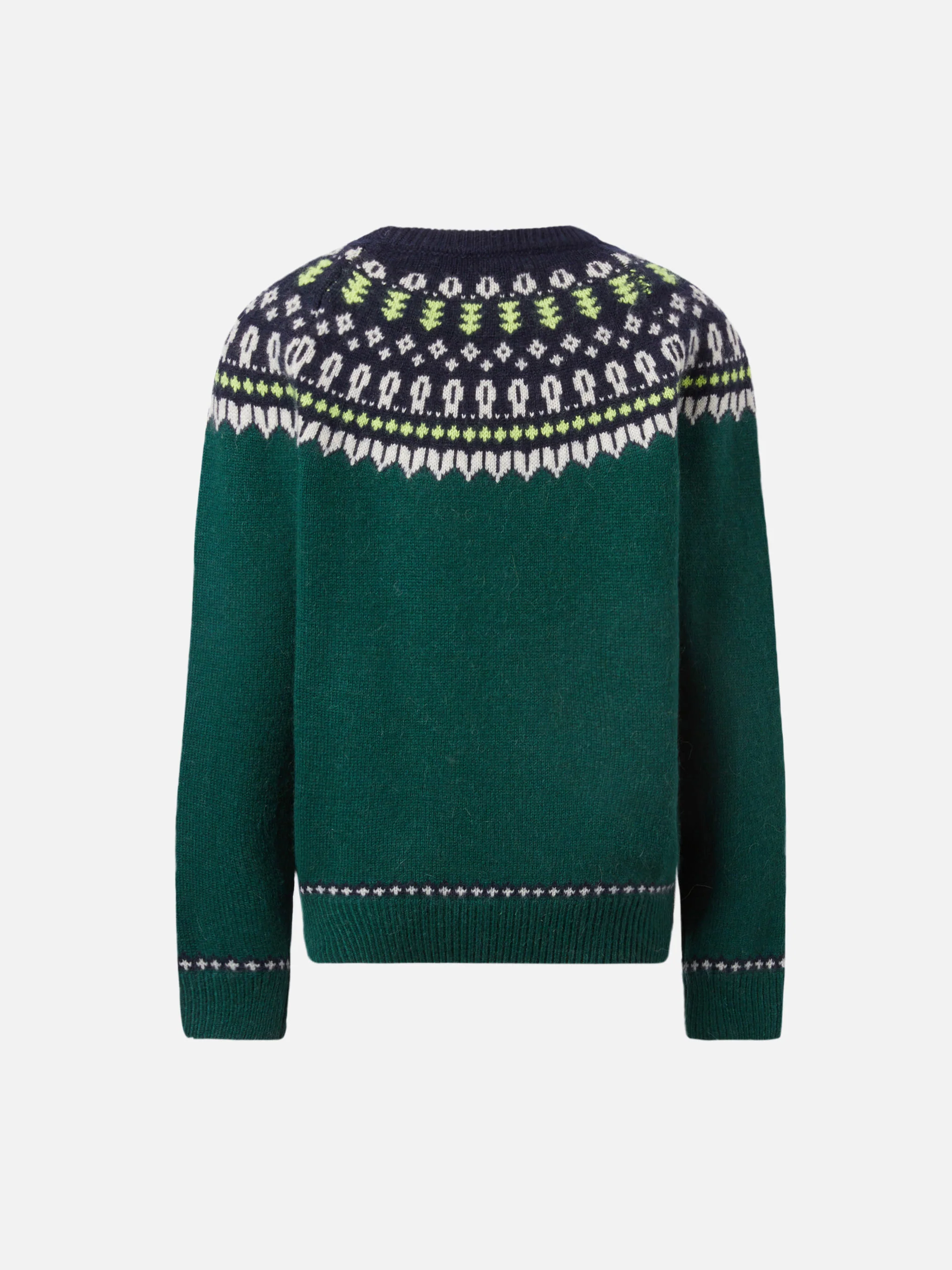 Maglione in alpaca Douglas con jacquard fair isle - Image 3