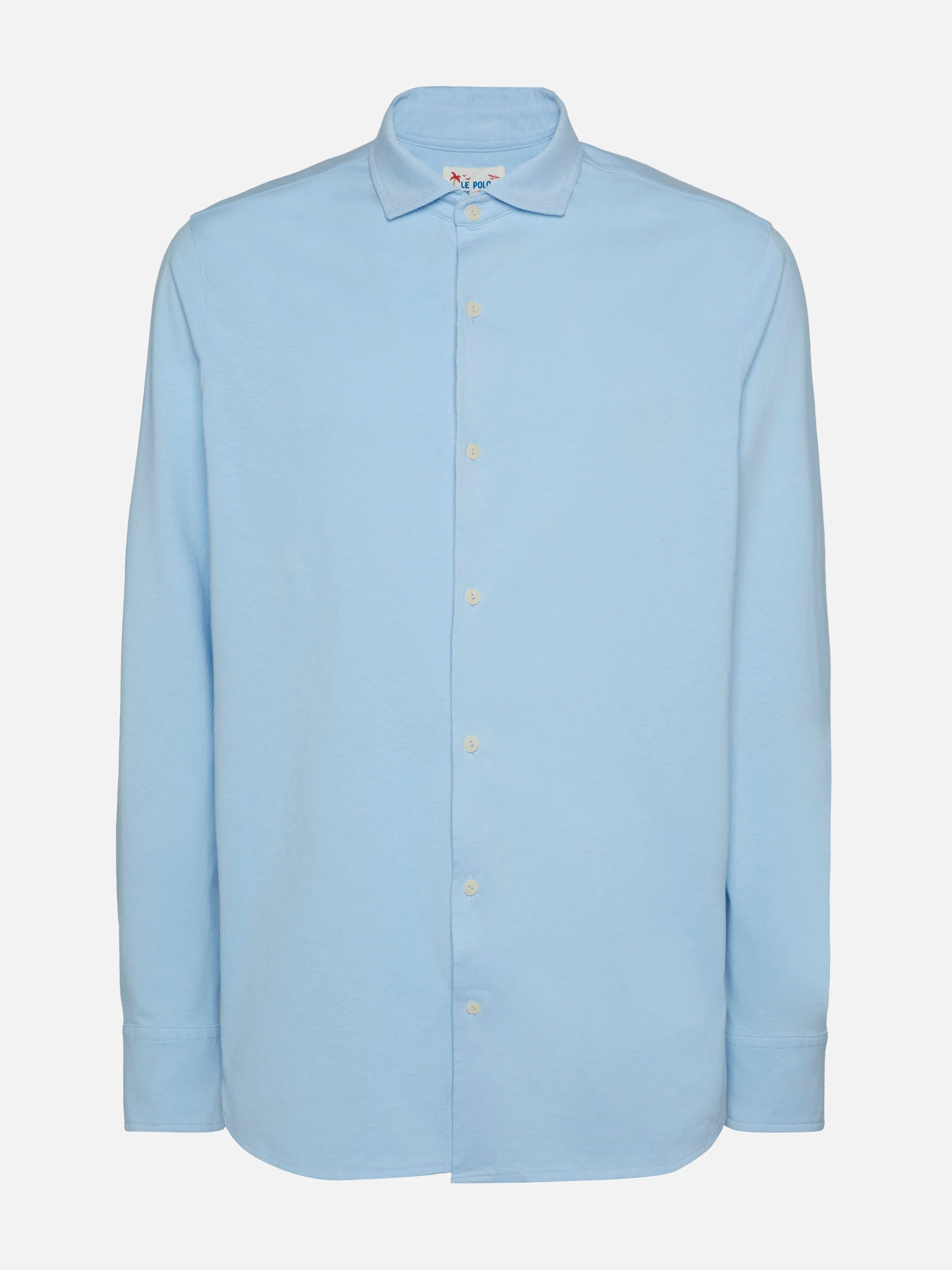 Camicia Amalfi in jersey azzurro - Image 4