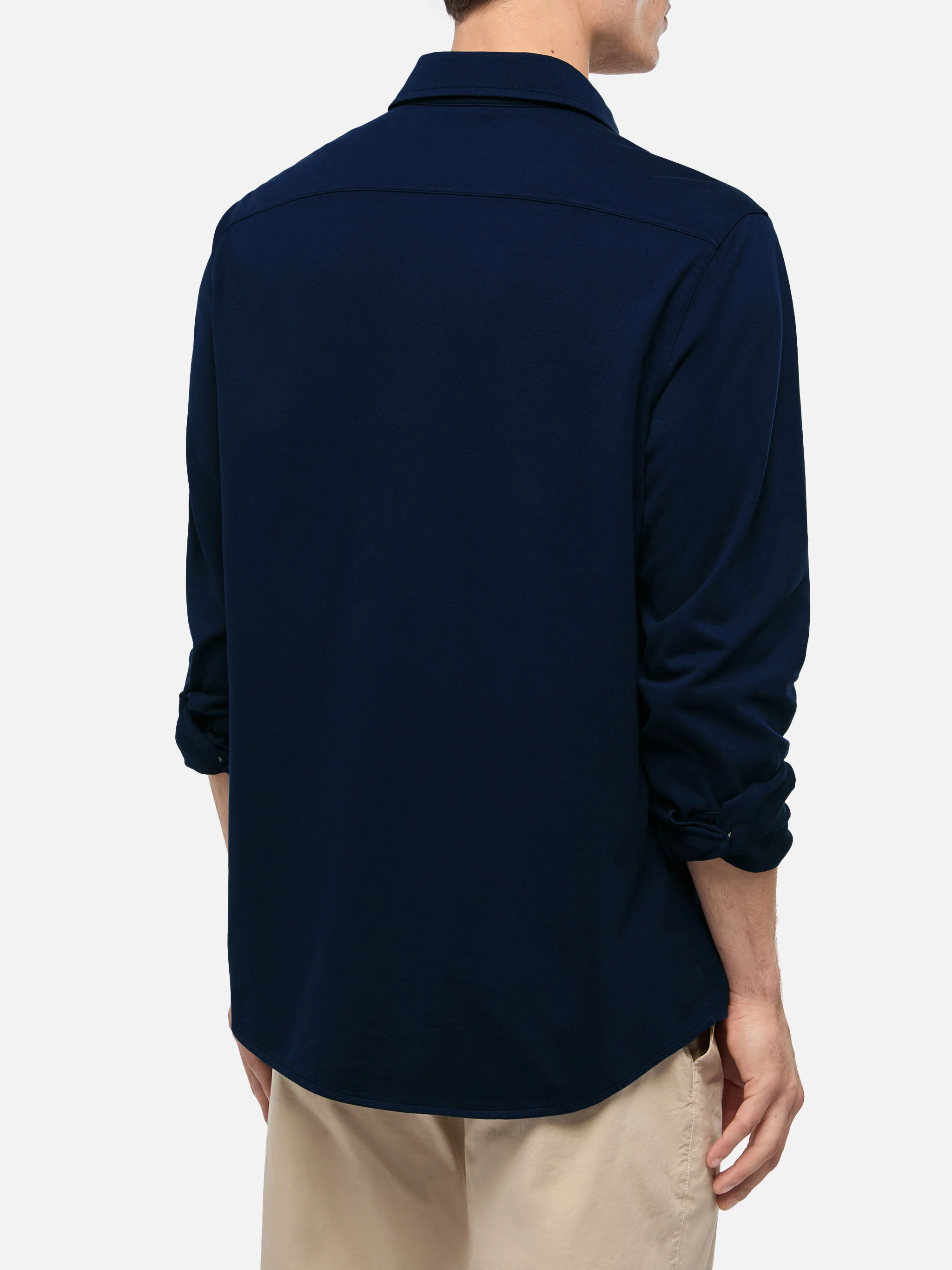 Amalfi navy blue jersey t shirt - Image 3