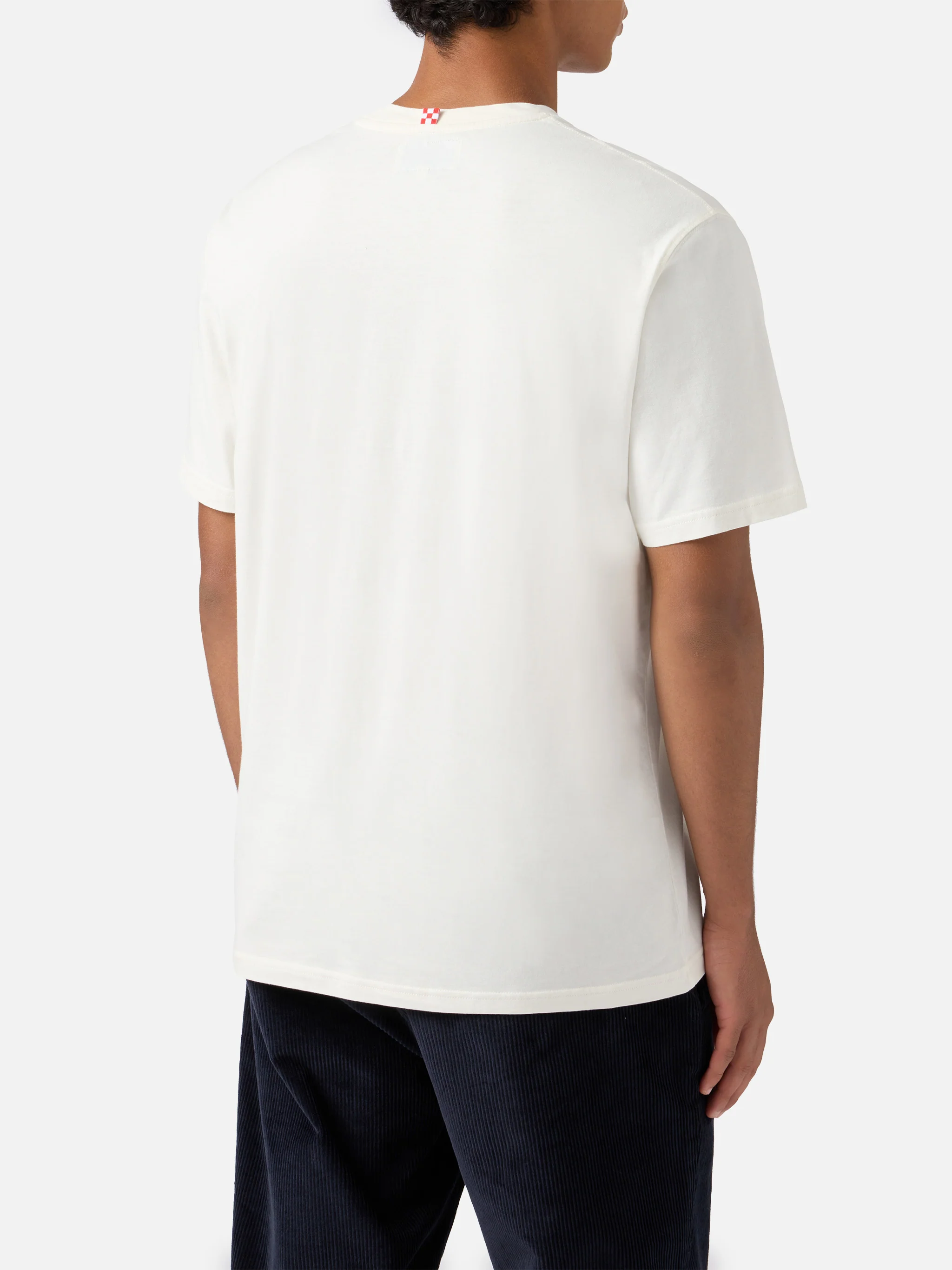 T-shirt Arnott in cotone bianco con ricamo Che Due… - Image 4