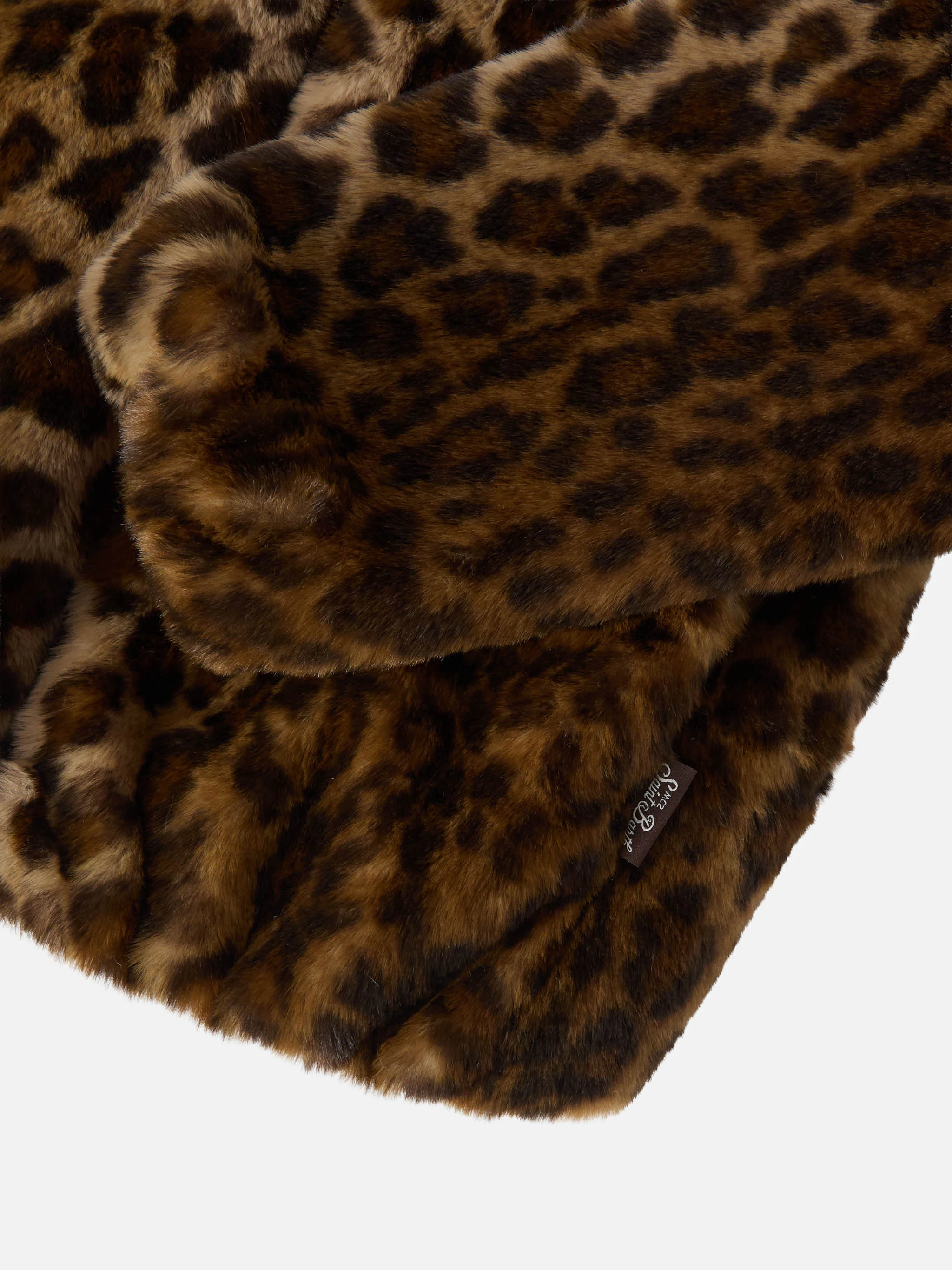 Giacca bambina Aveline in faux fur con stampa leopardata - Image 4