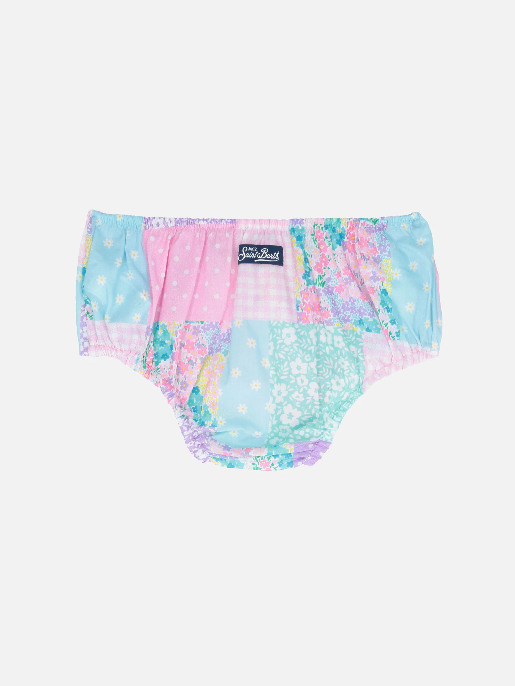 Bloomer per neonata Pimmy con stampa a quadretti - Image 2