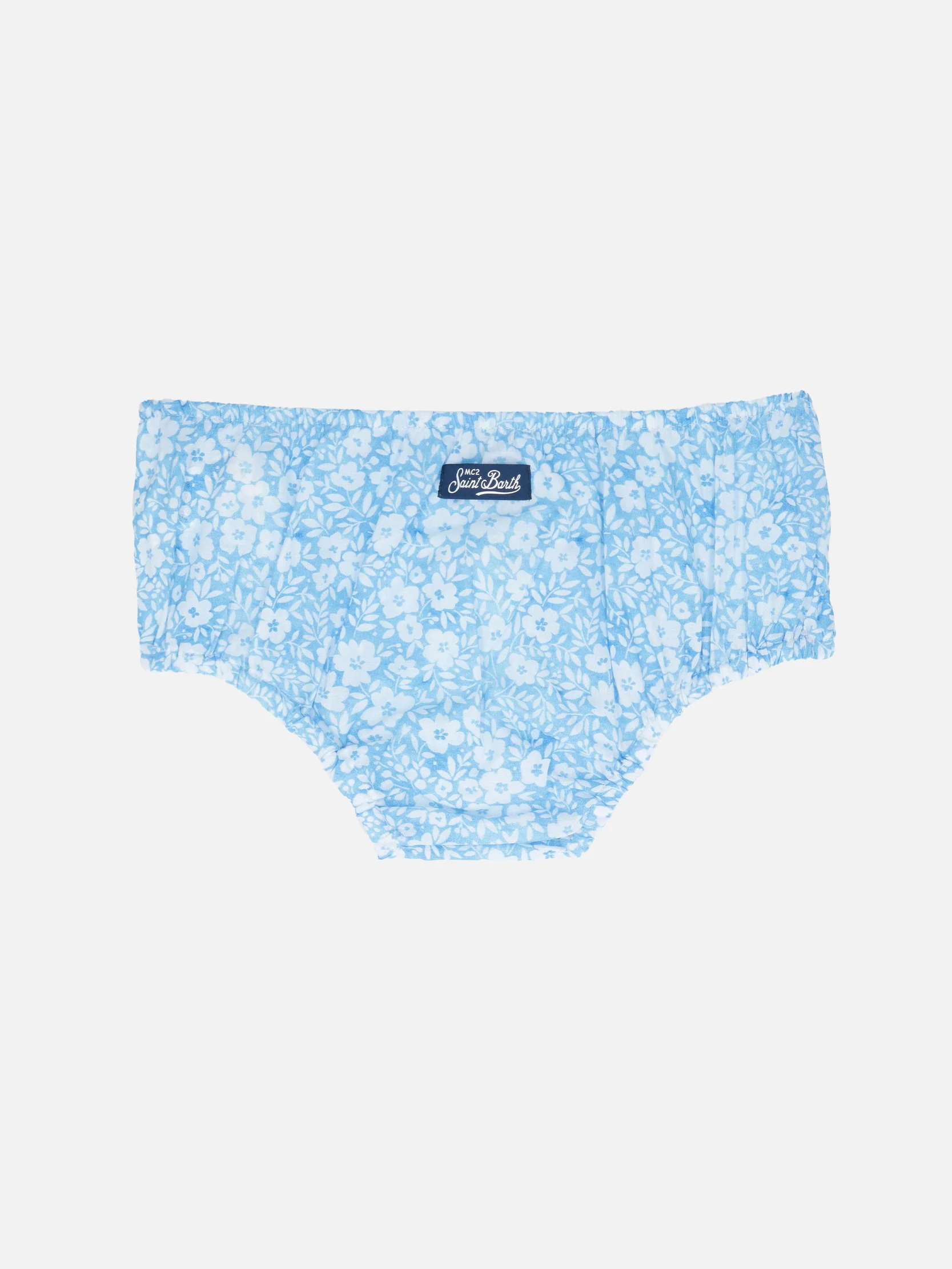 Bloomer da neonato Pimmy con stampa floreale vintage - Image 2