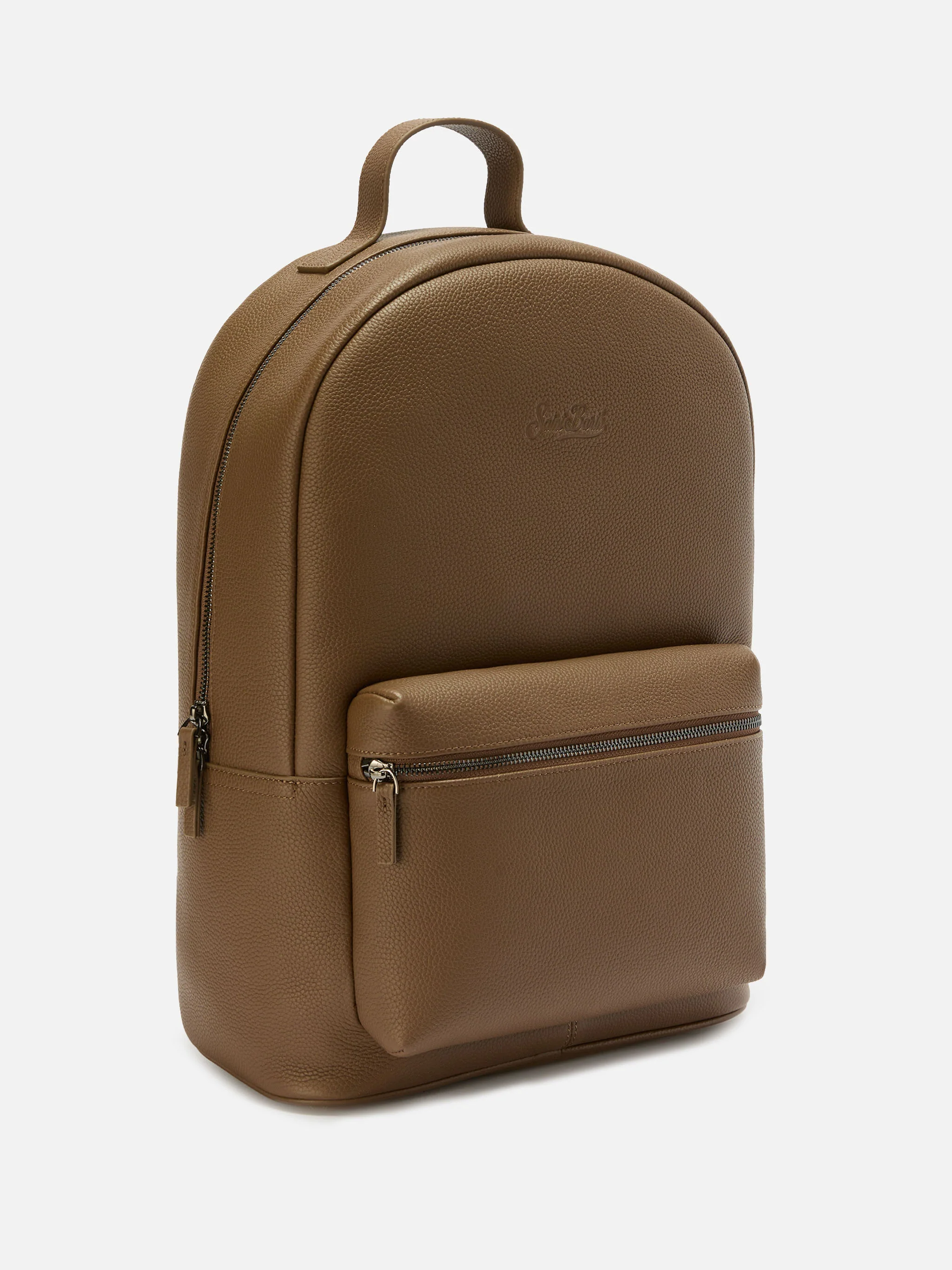 Zaino Backpack in pelle marrone - Image 3