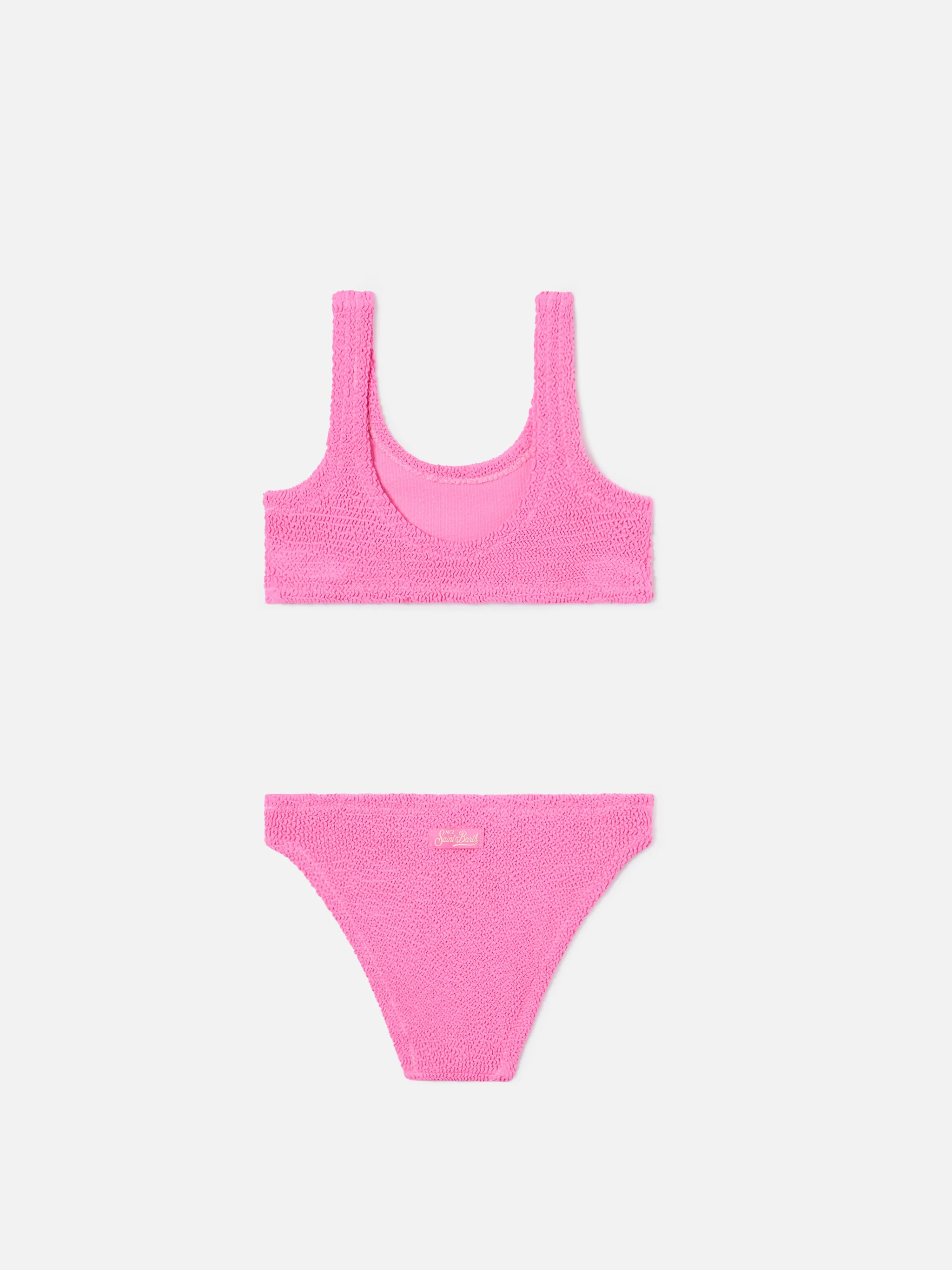 Bikini Baker in tessuto crinkle rosa scuro - Image 2