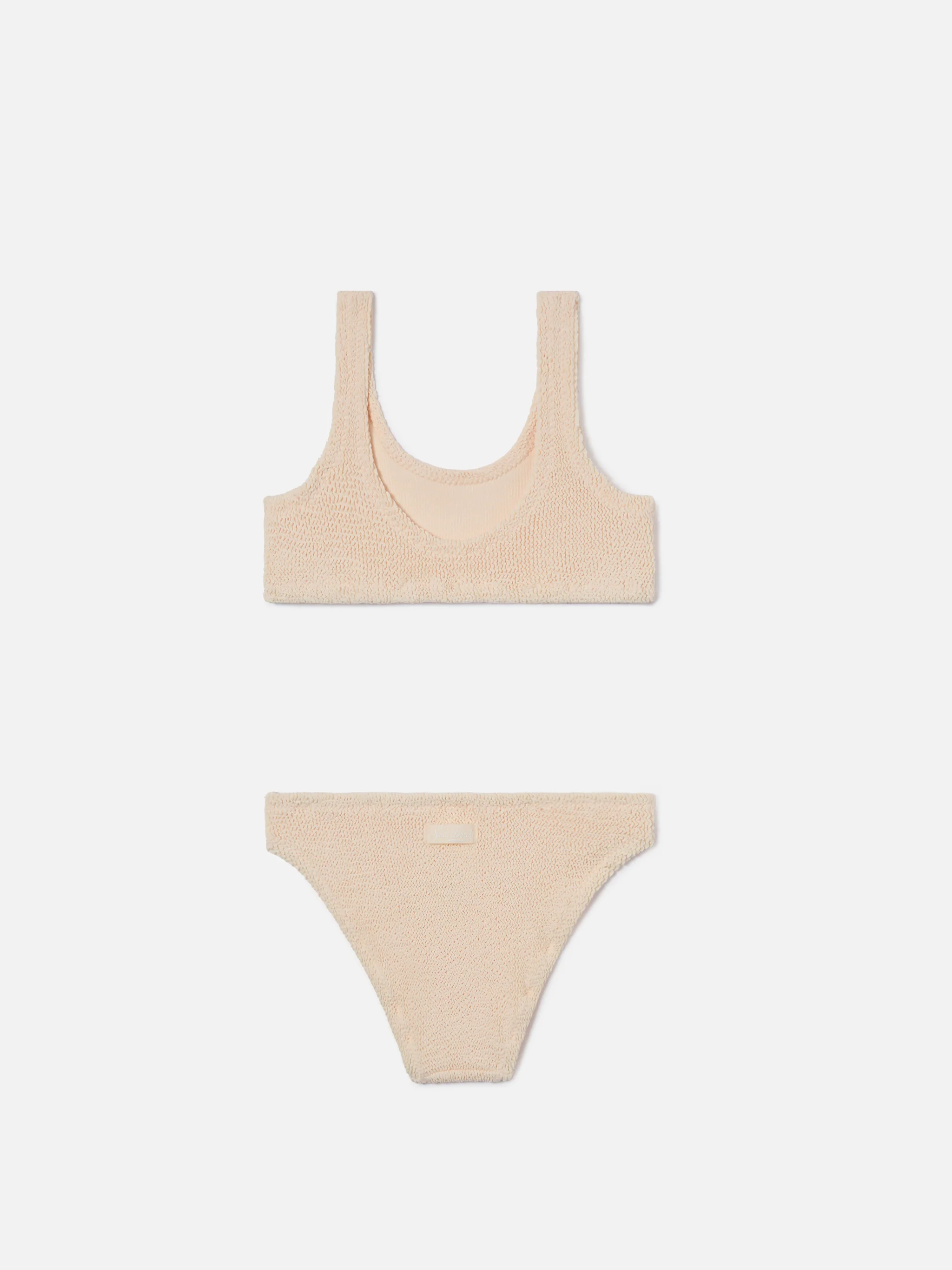 Bikini Baker in tessuto crinkle avorio - Image 2