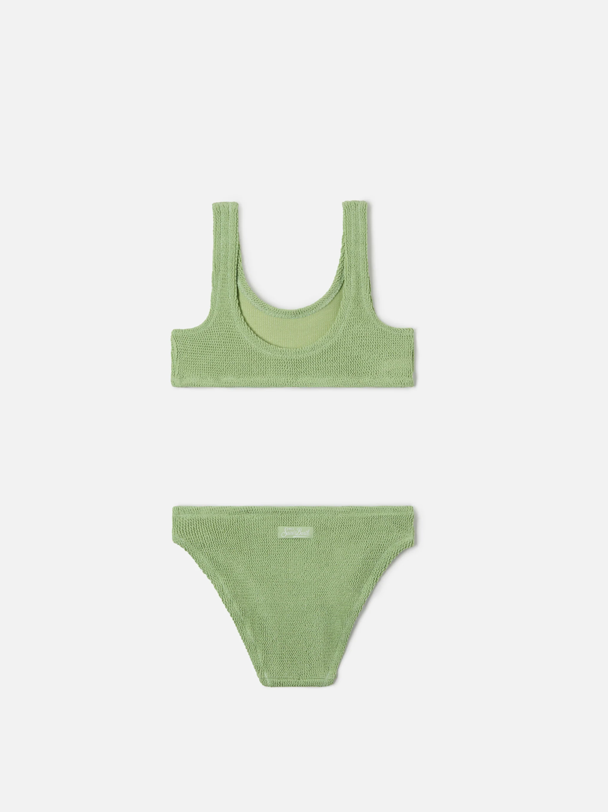 Bikini Baker in tessuto crinkle lurex verde menta - Image 2