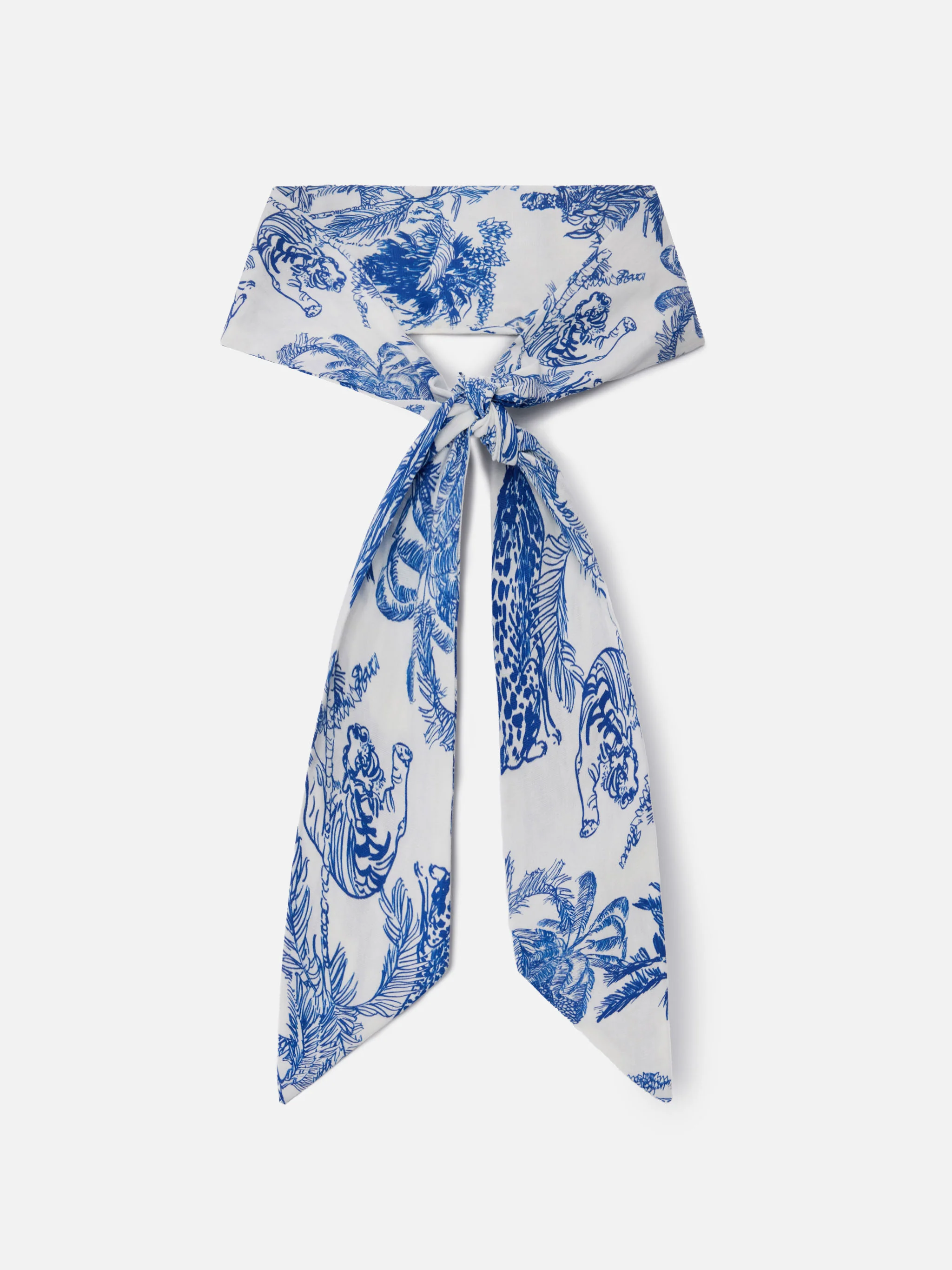 Foulard Band in cotone con stampa toile de Jouy - Image 2