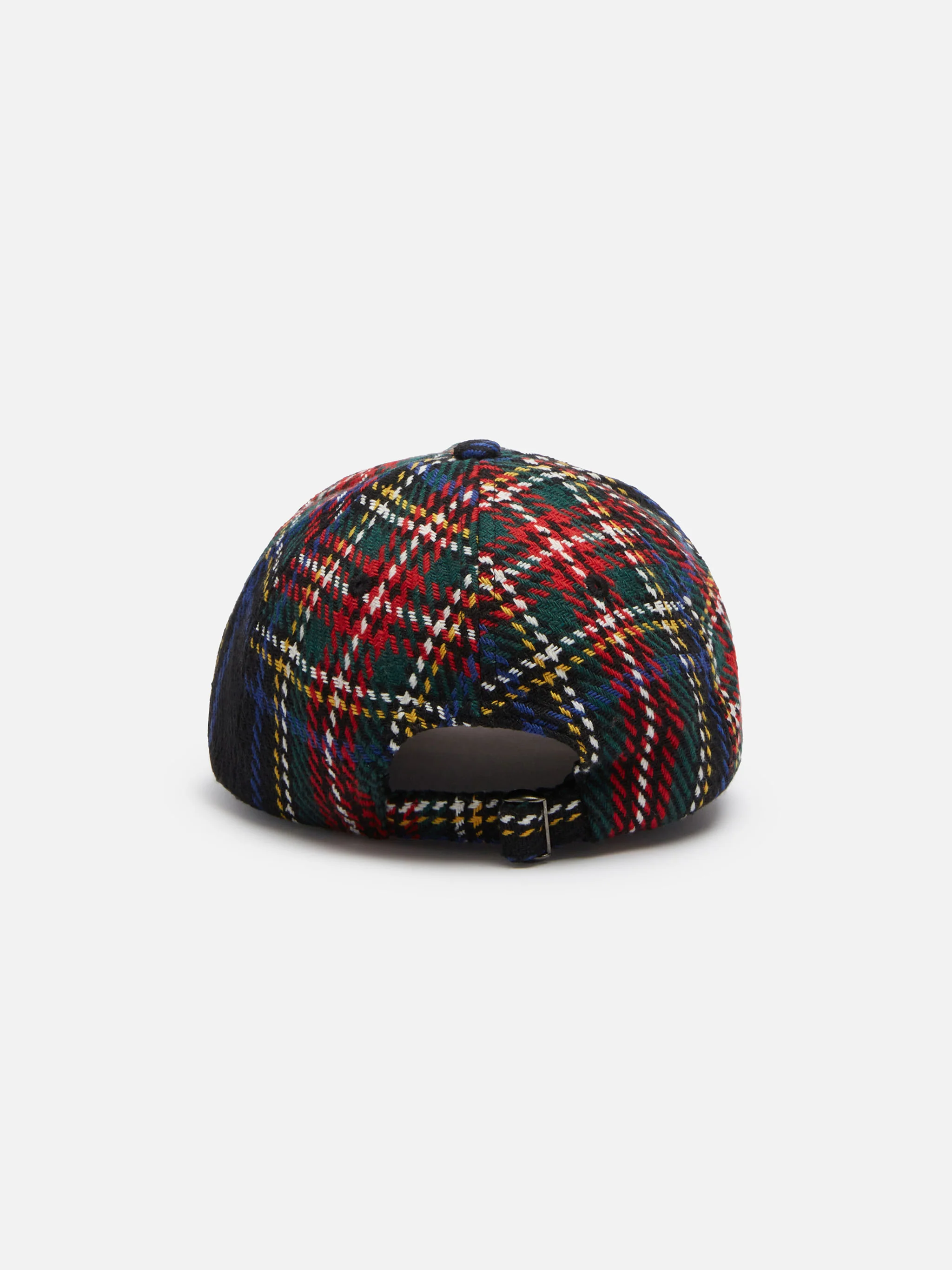 Cappellino da baseball con stampa tartan e ricamo St. Barth - Image 2