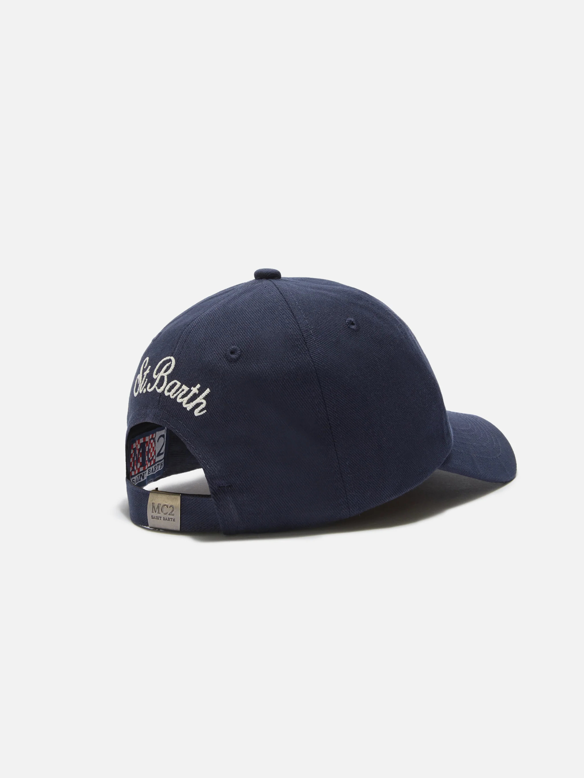 Cappellino Baseball con visiera in cotone blu e ricamo Sapore di Sale | Special Edition - Image 3