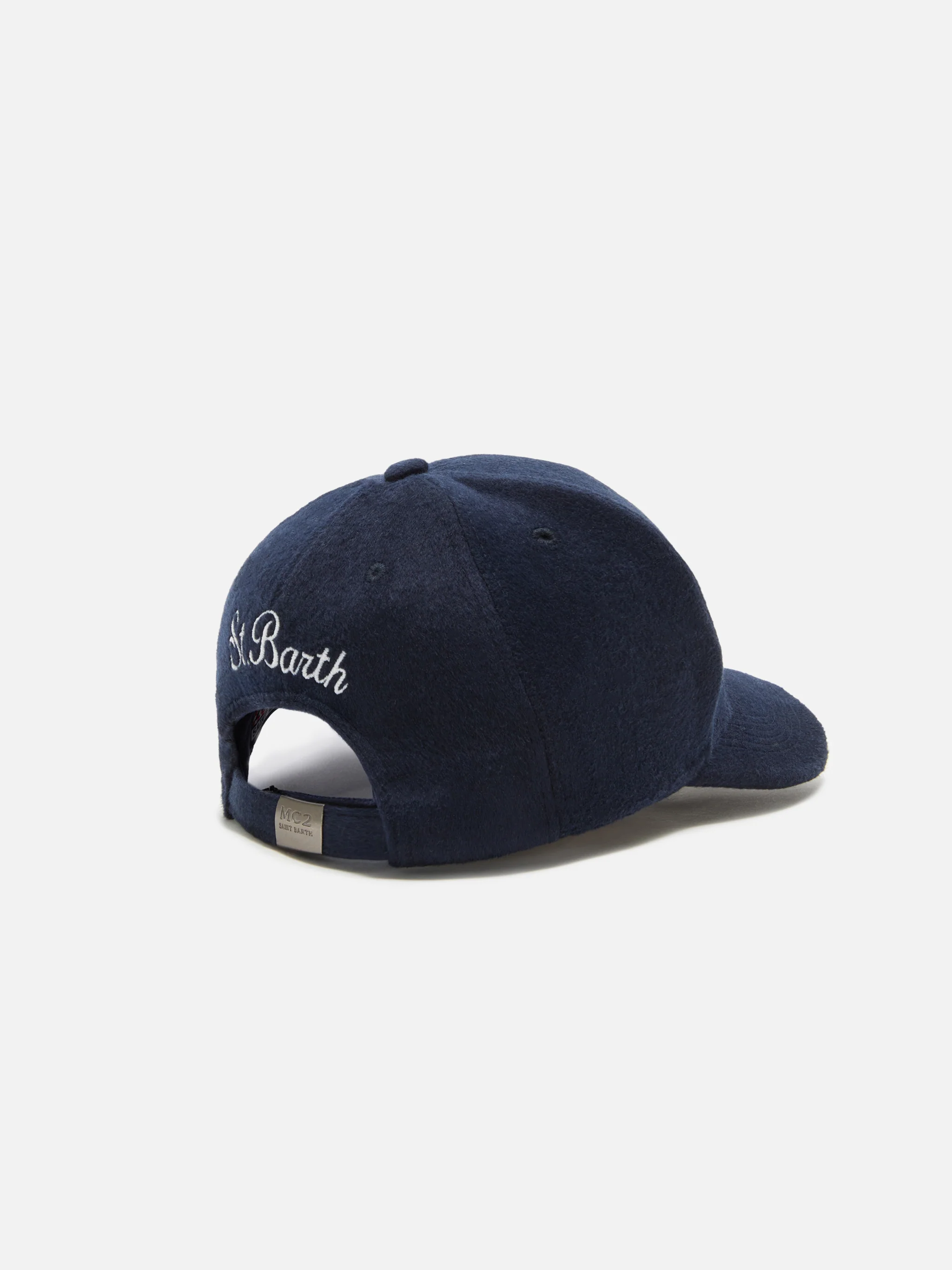 Cappello con visiera Baseball Wool in misto lana con ricamo Vacanze di Natale | VACANZE DI NATALE SPECIAL EDITION - Image 3