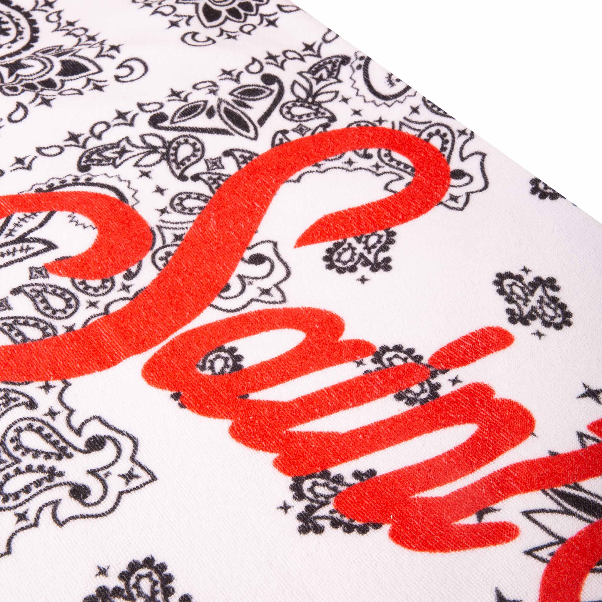 Telo mare con stampa bandana bianca - Image 3