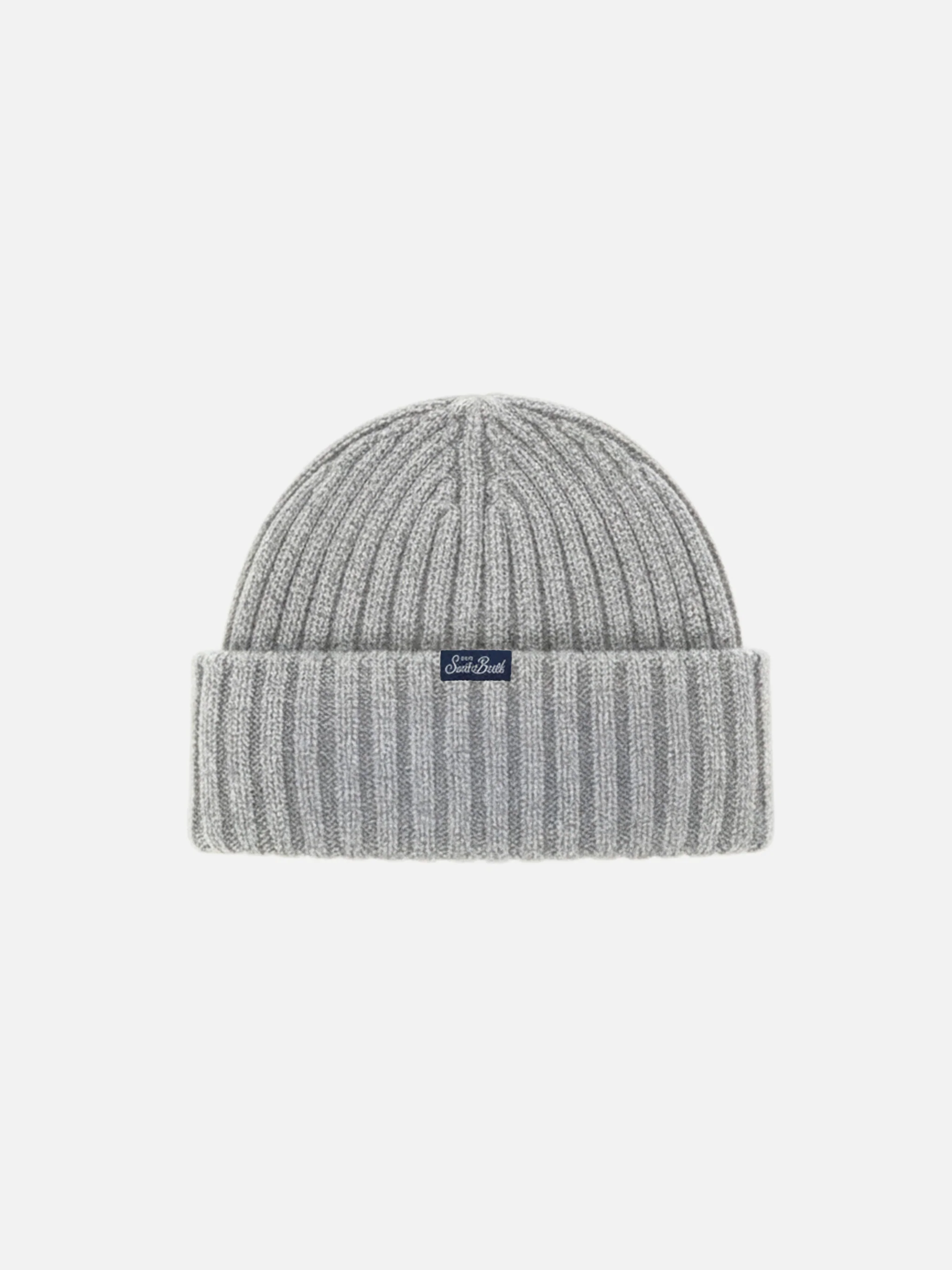 Beanie Wengen in misto cashmere grigio con ricamo Super G | SUPER G SPECIAL EDITION - Image 2
