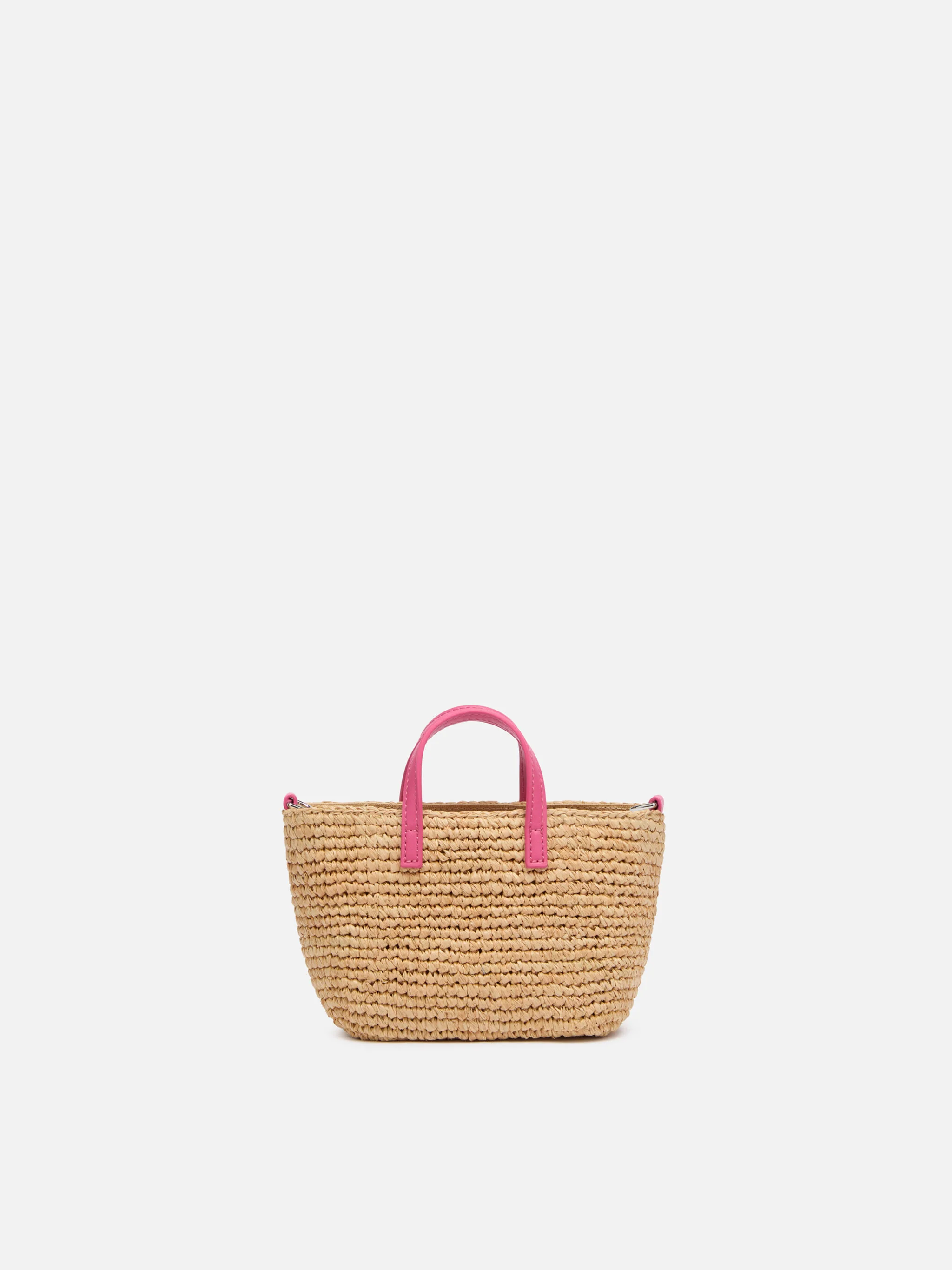 Rafia City Micro Bag beige con ricamo Saint Barth - Image 5