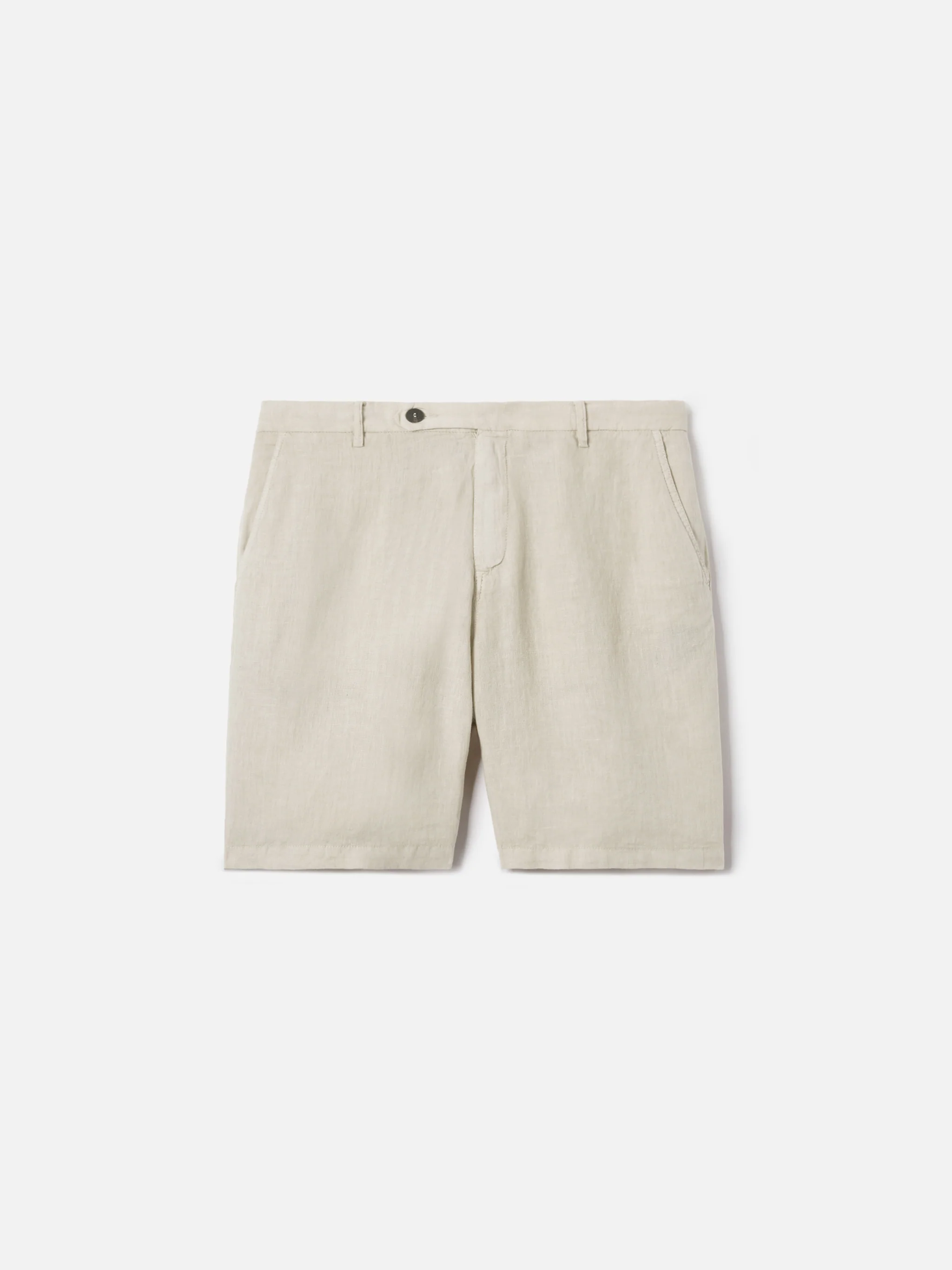Bermuda Sebastian in puro lino beige - Image 5