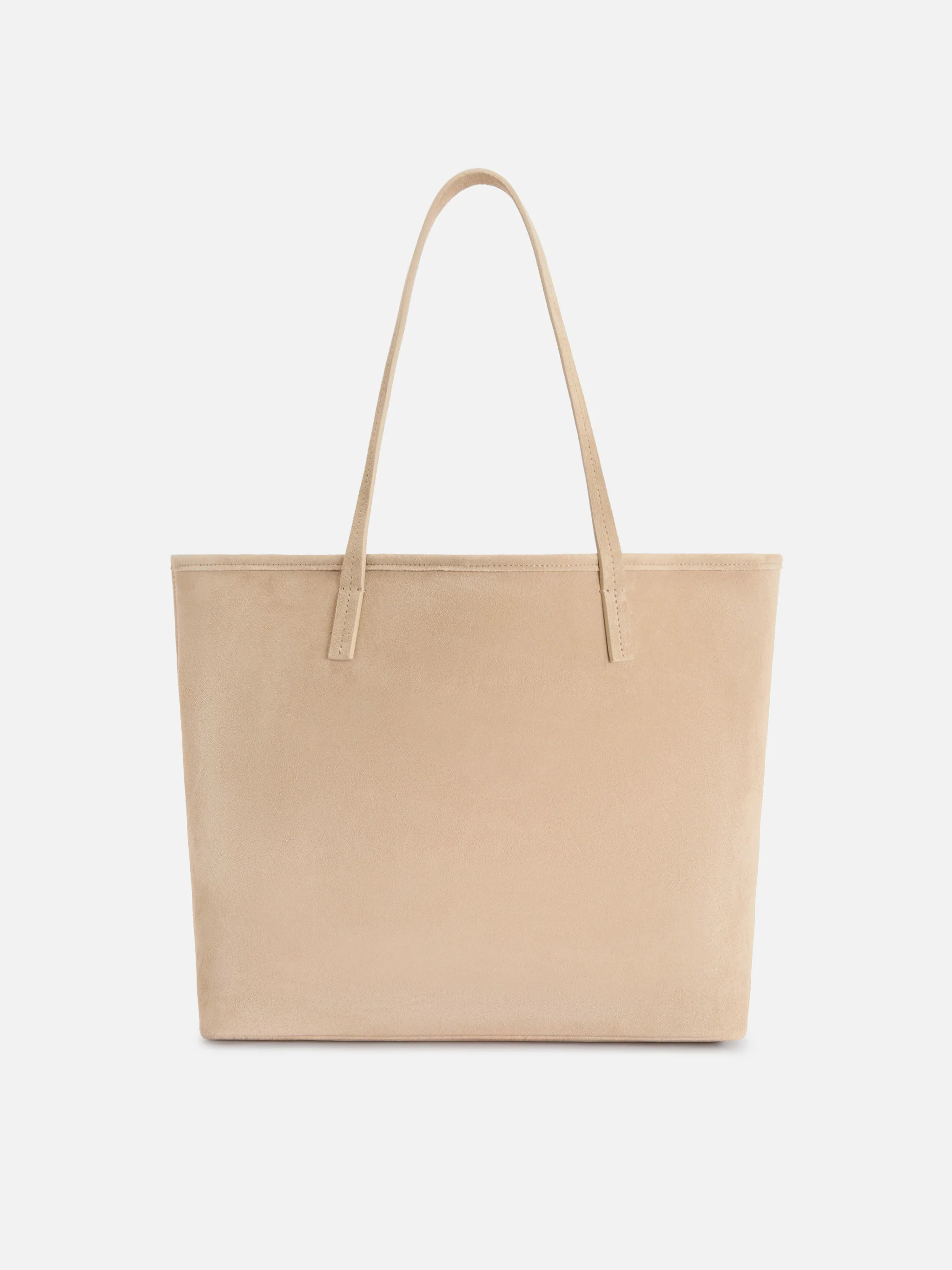 Borsa City regular in camoscio beige - Image 4