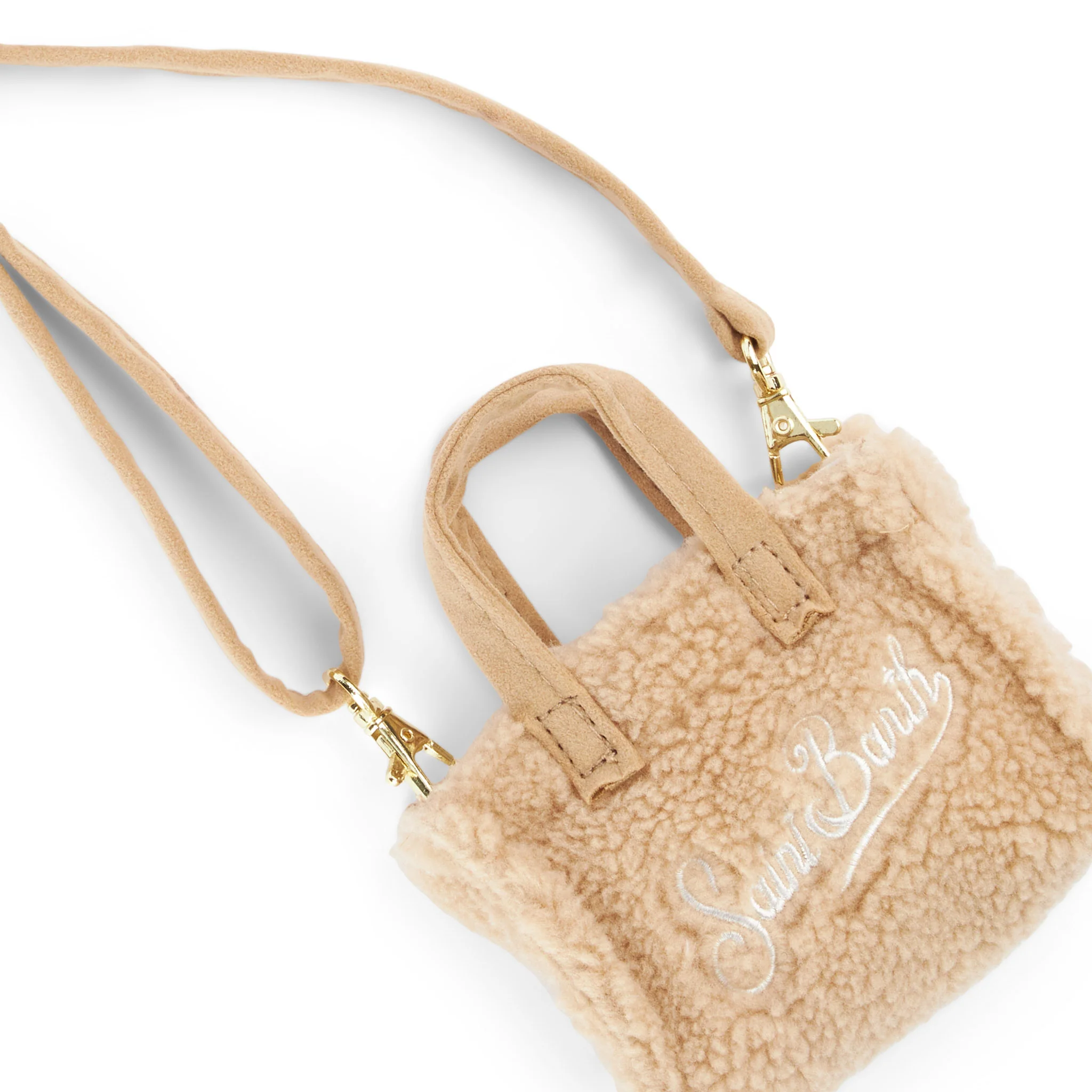 Portachiavi beige in peluche - Image 2