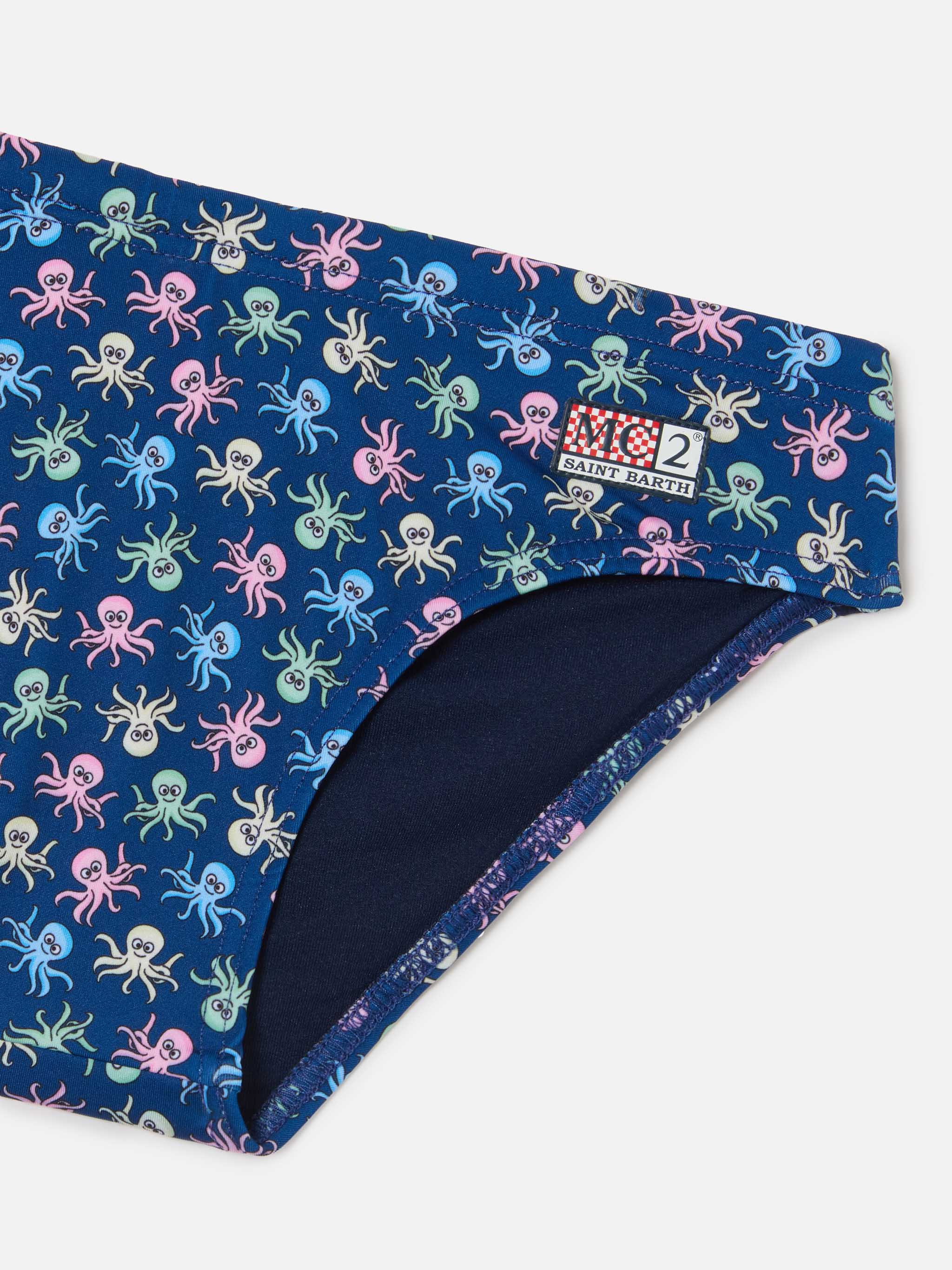 Slip mare Billy con stampa all-over polipi - Image 3