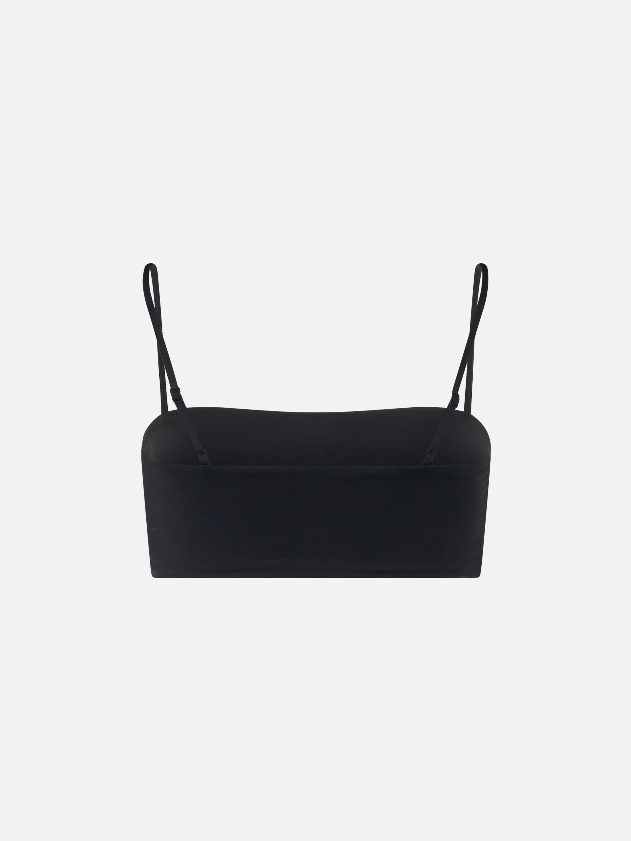 Top a fascia Athena nero con strass - Image 2