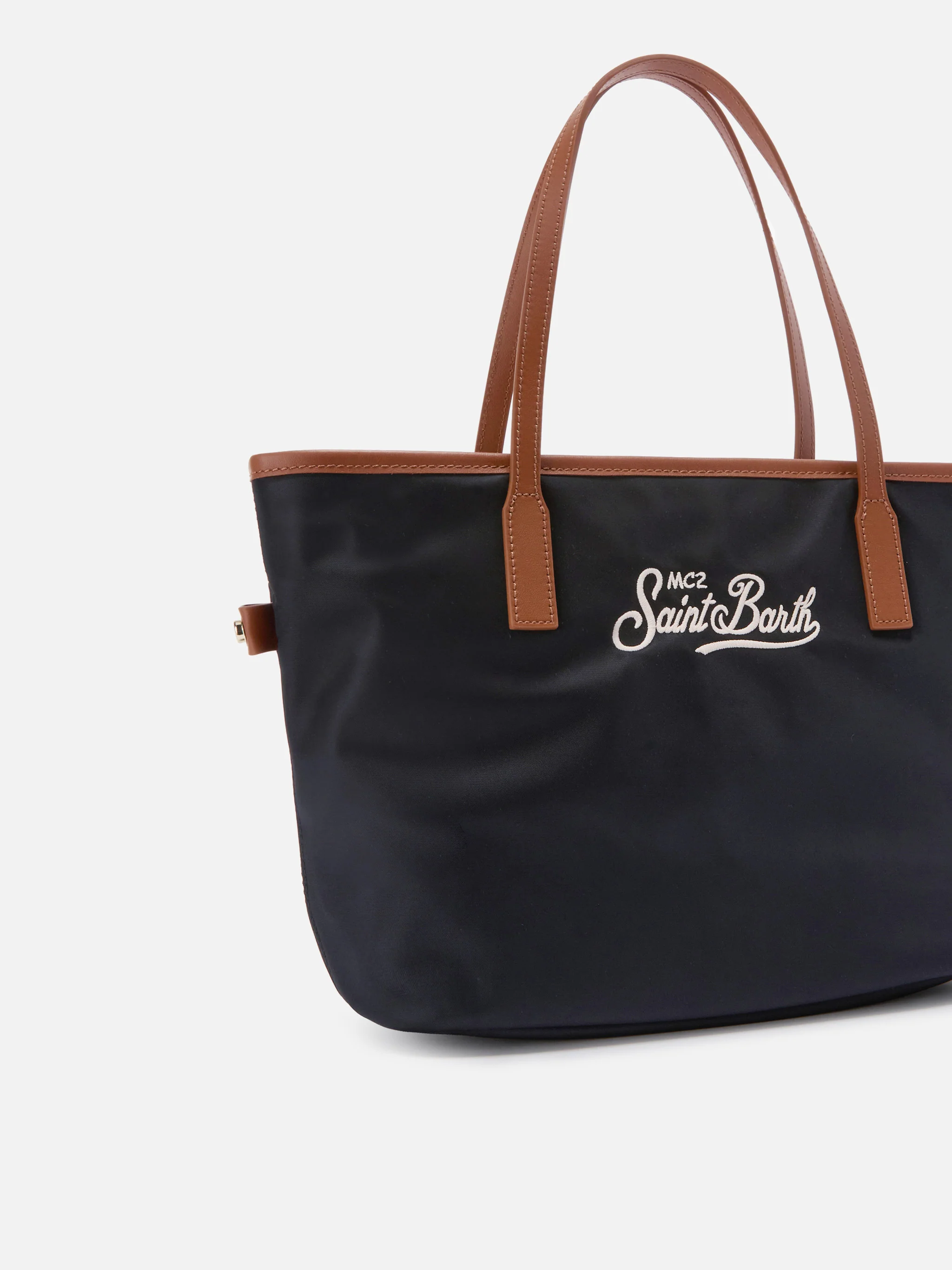 Borsa City medium in nylon nero - Image 3