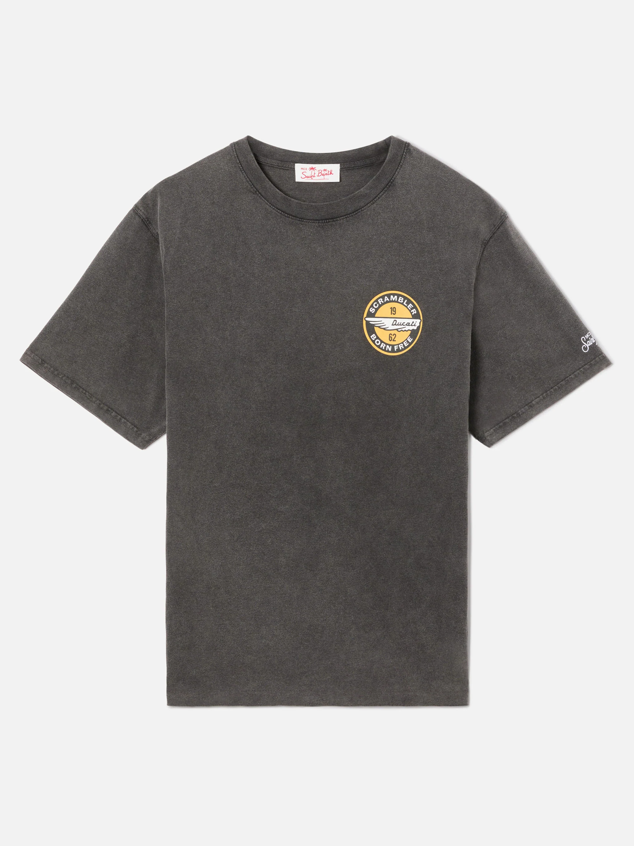 T-shirt Jack nera con stampa Ducati Scrambler | Special Edition - Image 5
