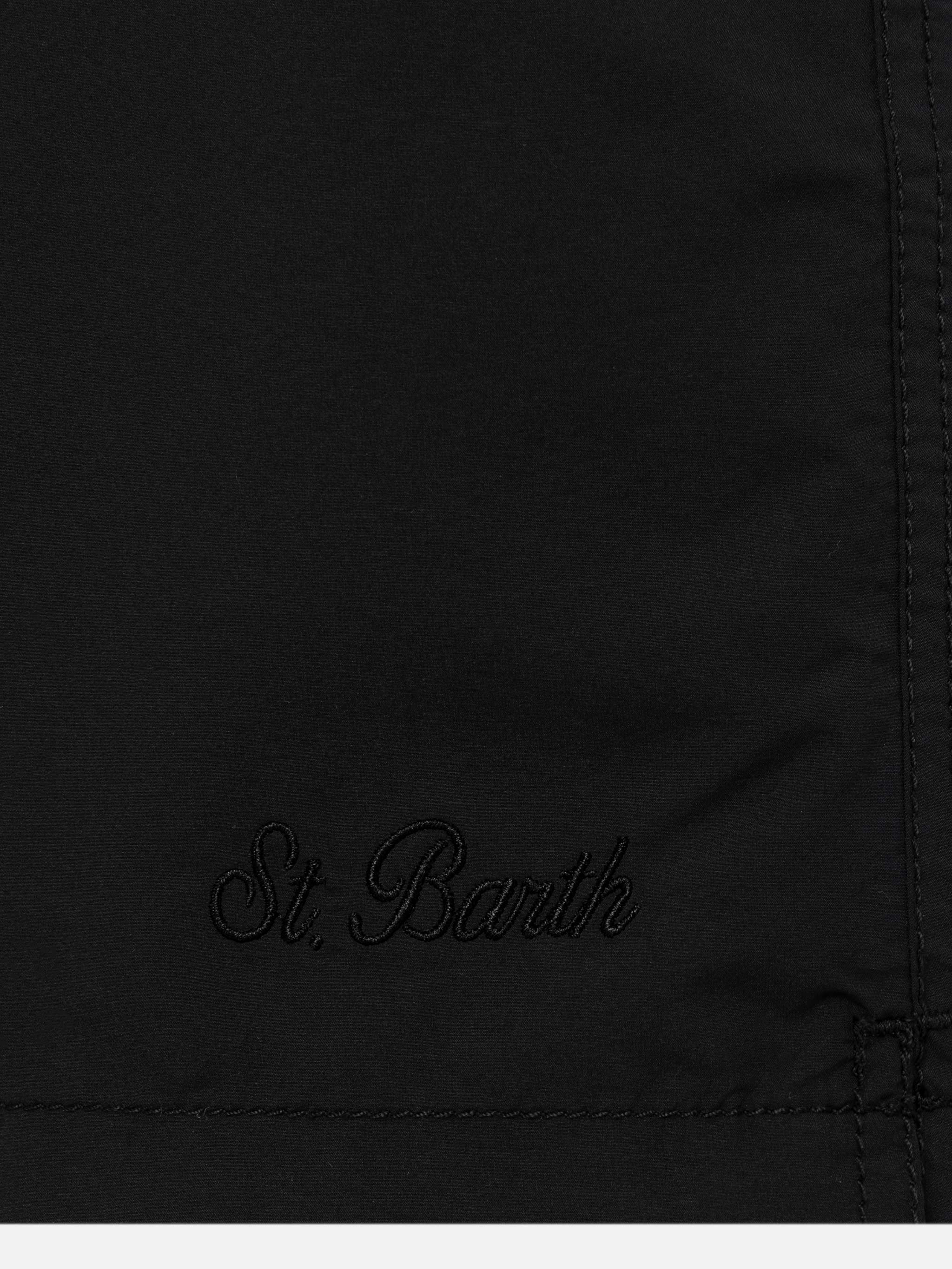 Costume mare lungo Patmos nero - Image 3